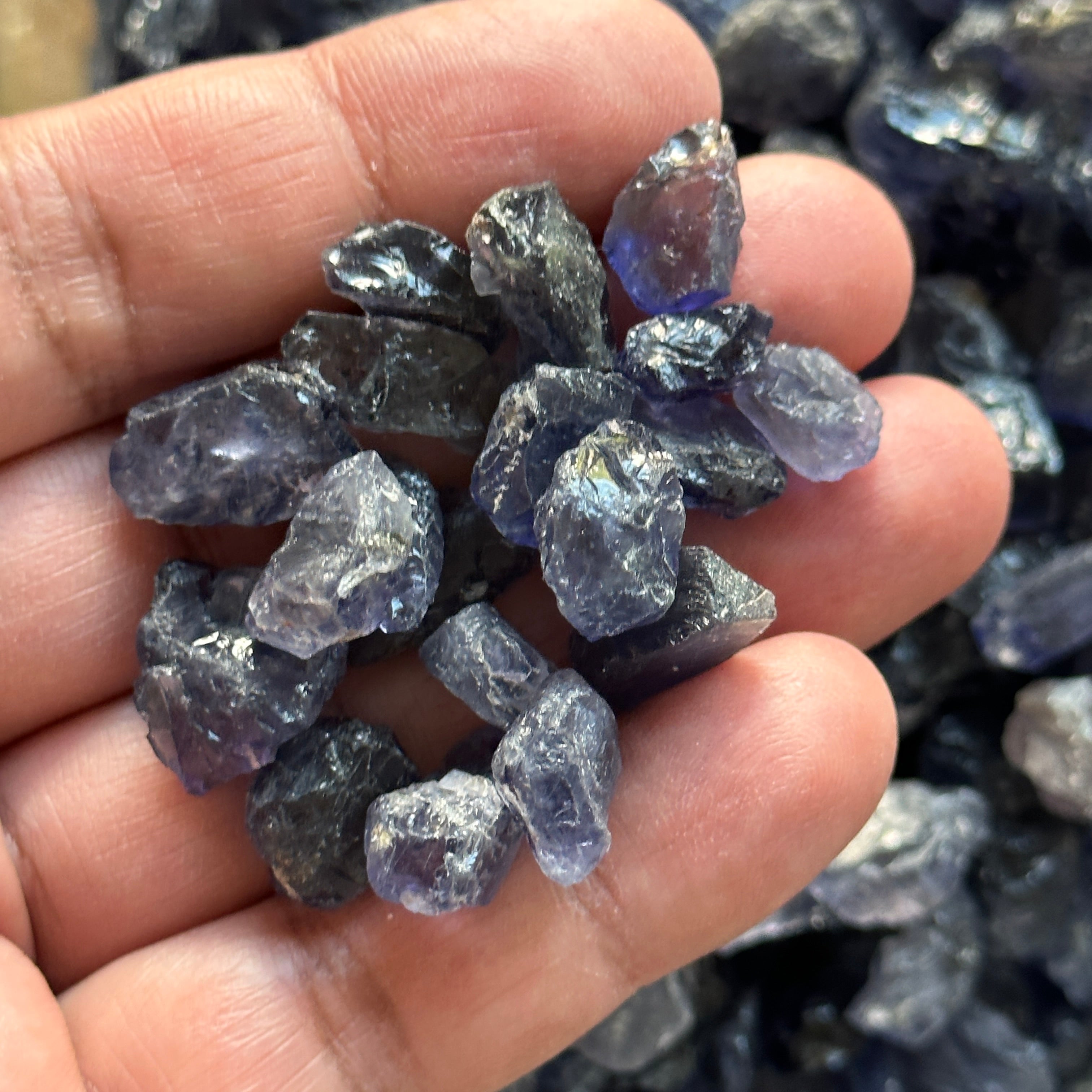 Iolite, Tanzania, Per Stone, faceting, cabbing and specimen grade