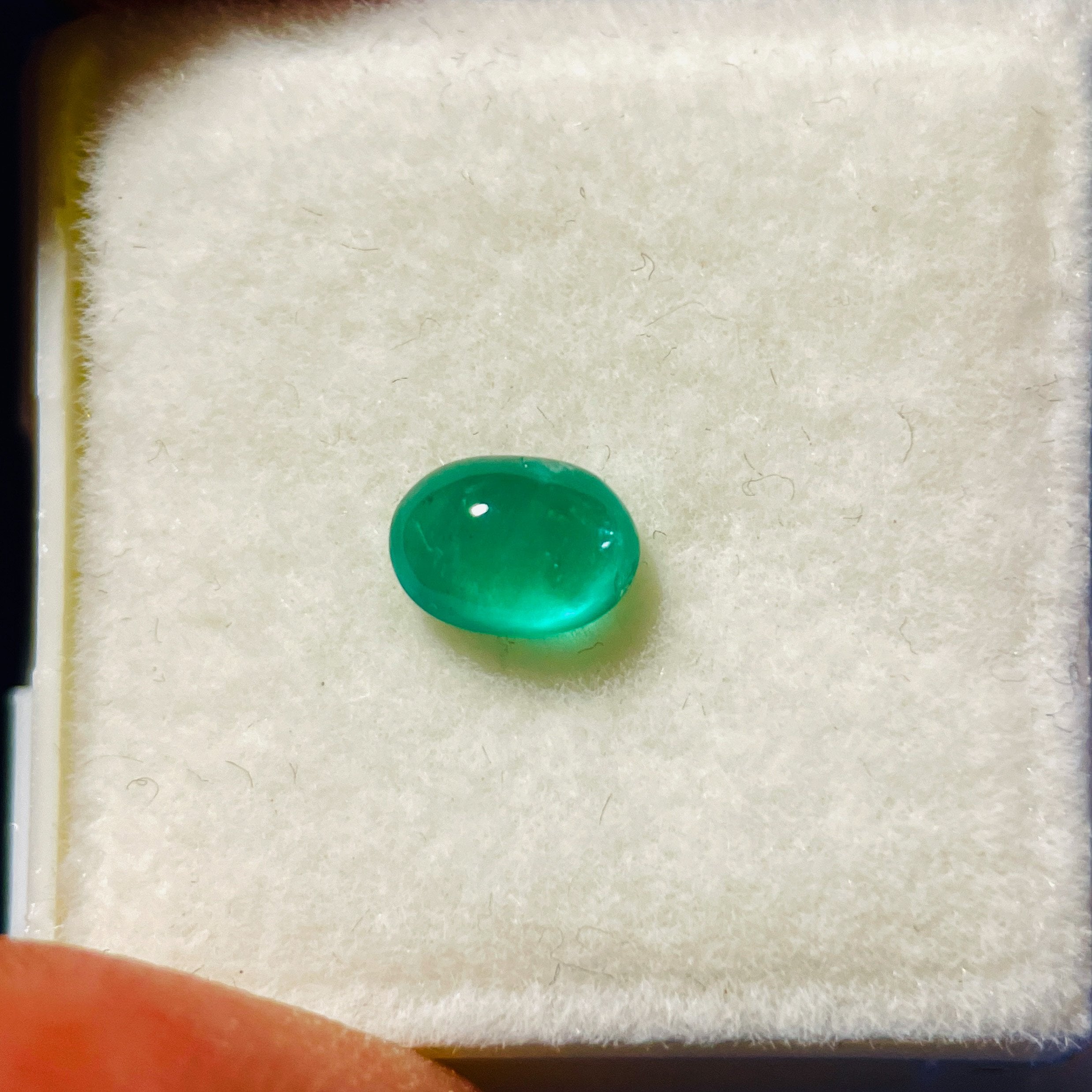 0.63Ct Emerald Tanzania. Untreated Unheated No Oil.