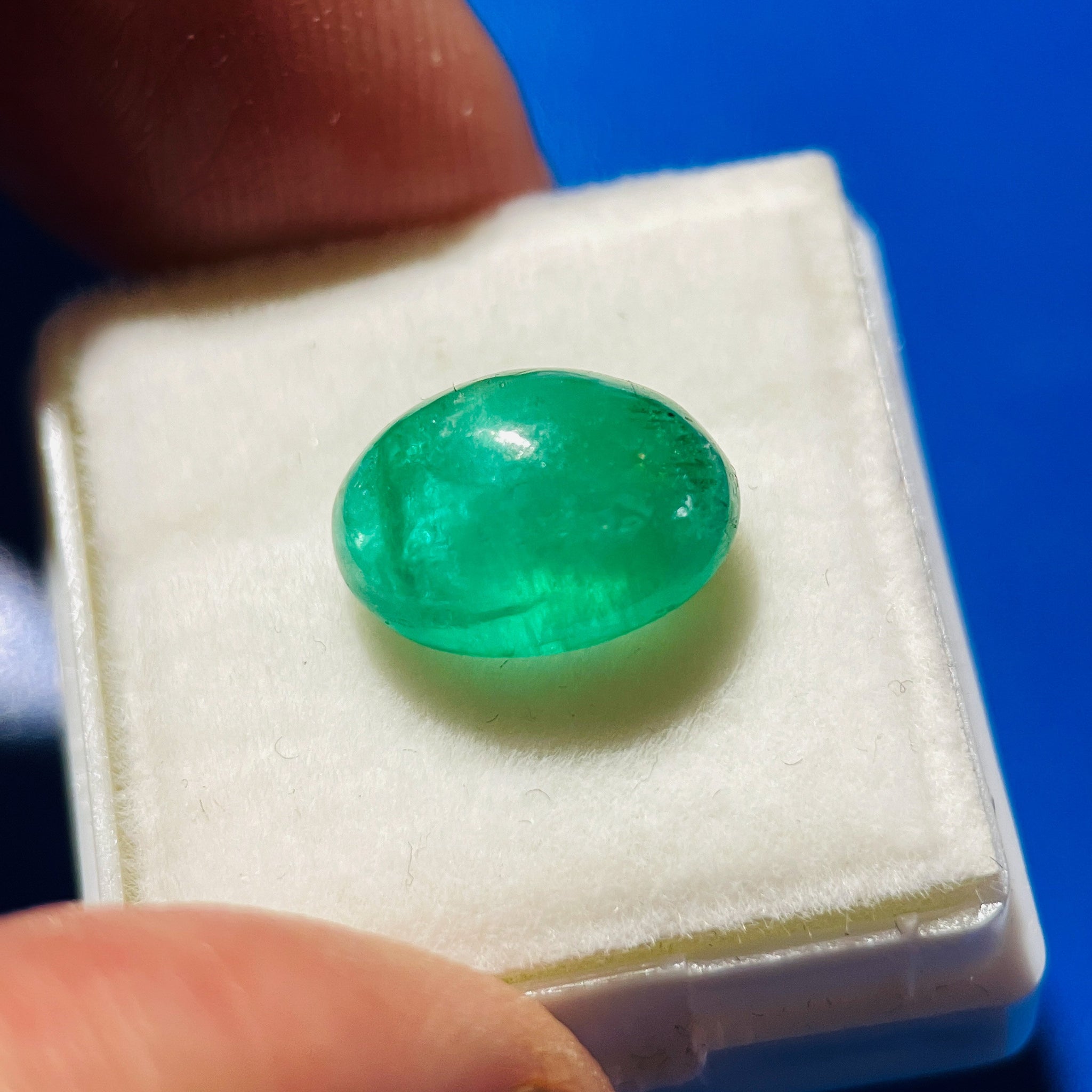 5.53Ct Emerald Tanzania. Untreated Unheated No Oil.