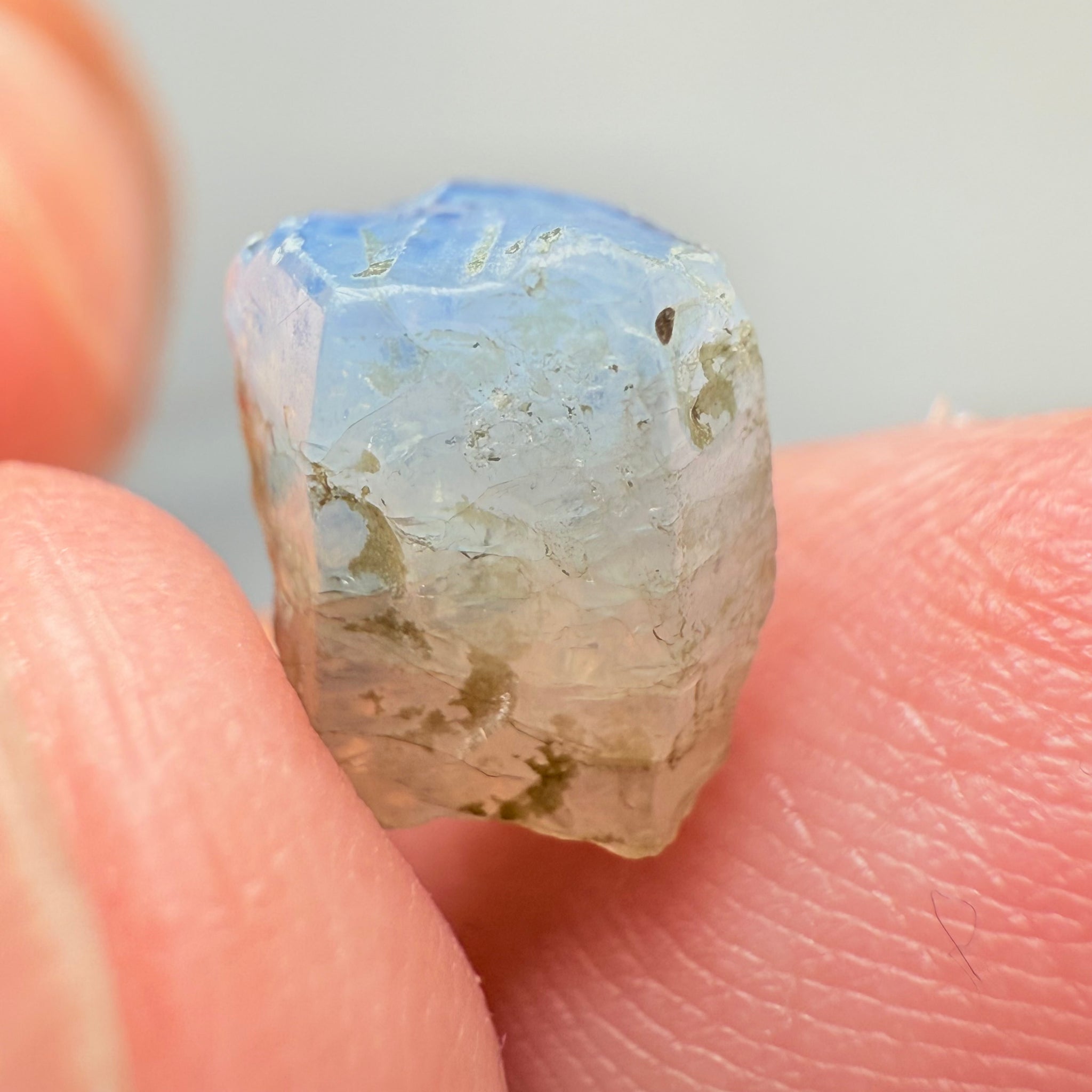 Winza Sapphire Crystal Specimen, 4.36ct, Winza, Tanzania, Untreated, Unheated, GEUDA?