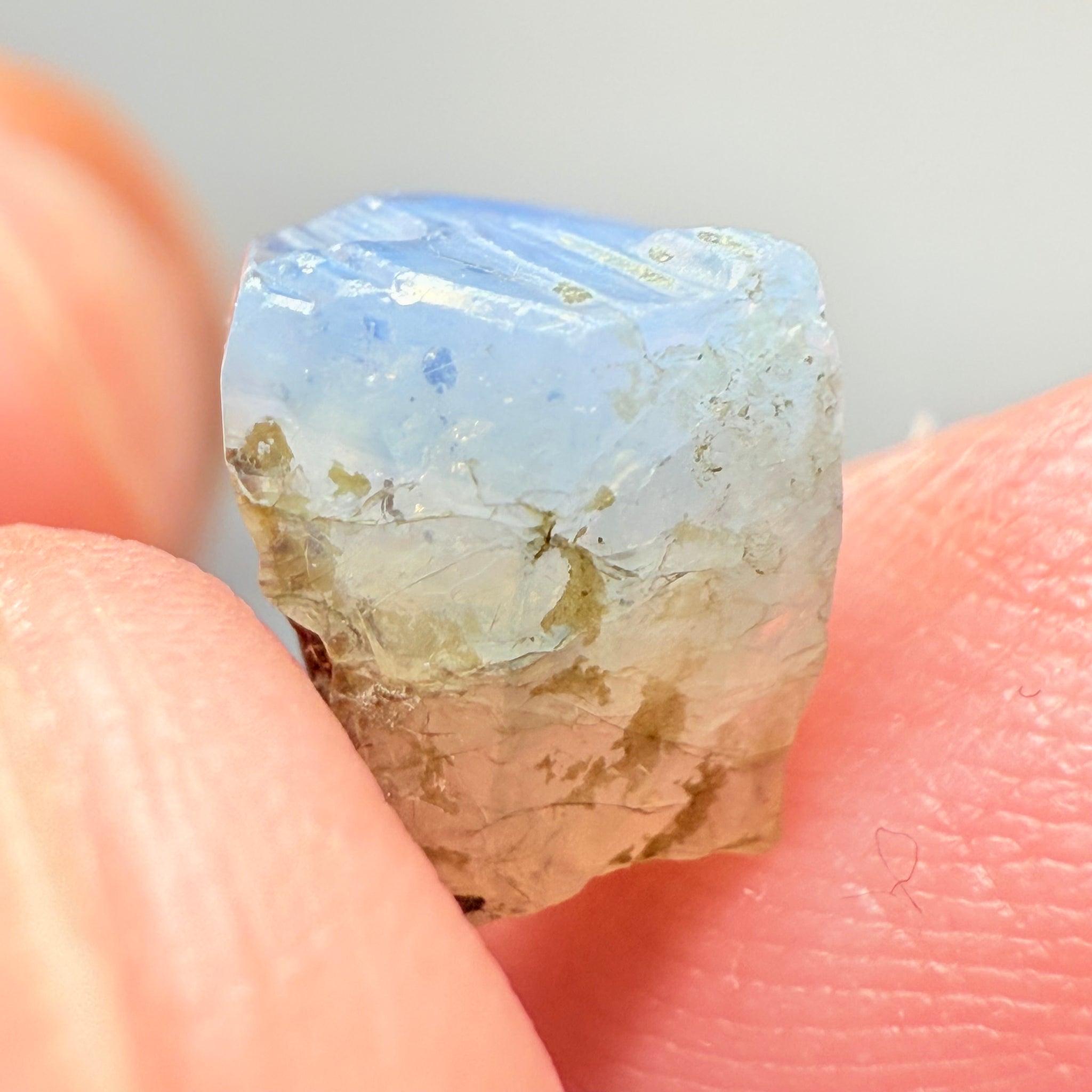 Winza Sapphire Crystal Specimen, 4.36ct, Winza, Tanzania, Untreated, Unheated, GEUDA?