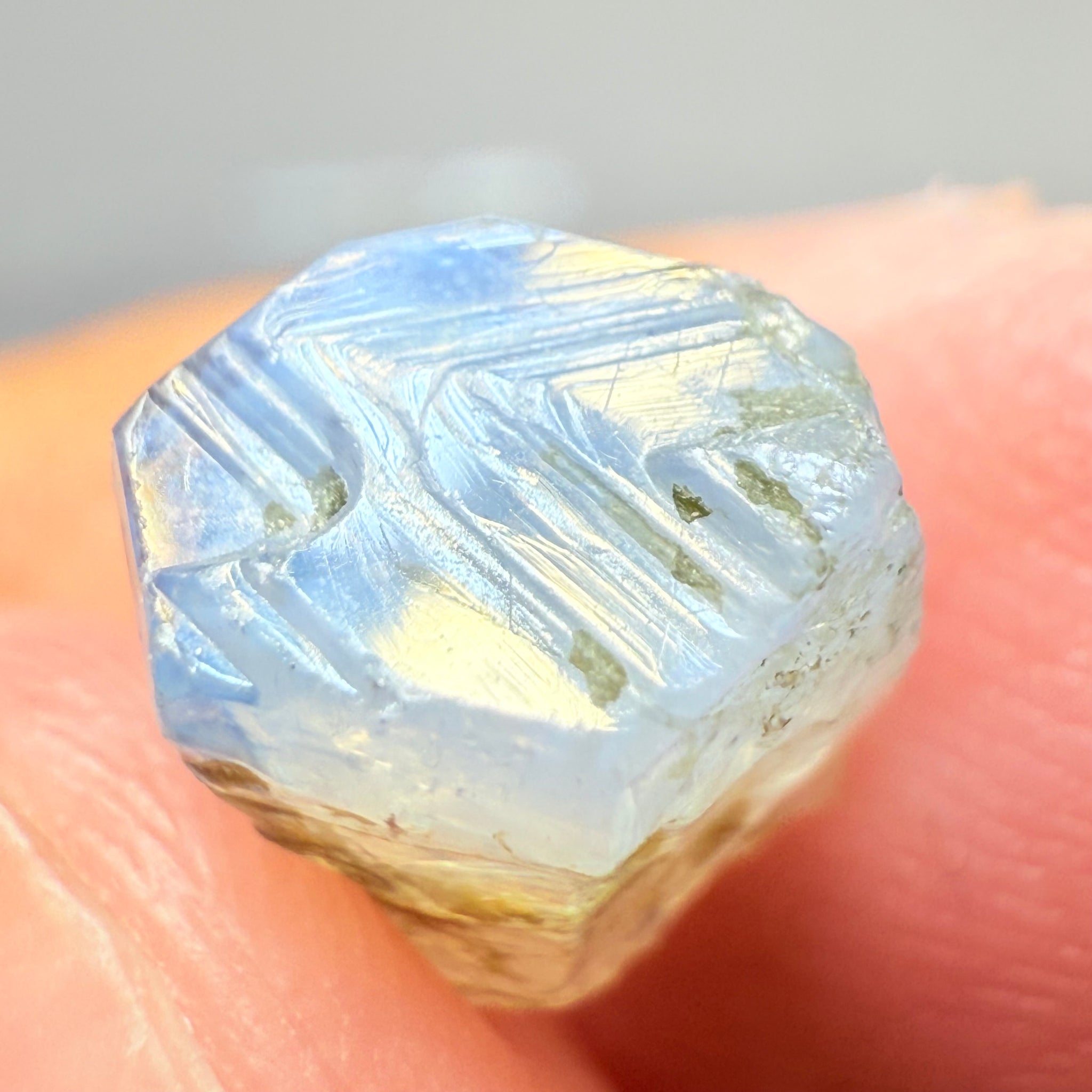 Winza Sapphire Crystal Specimen, 4.36ct, Winza, Tanzania, Untreated, Unheated, GEUDA?