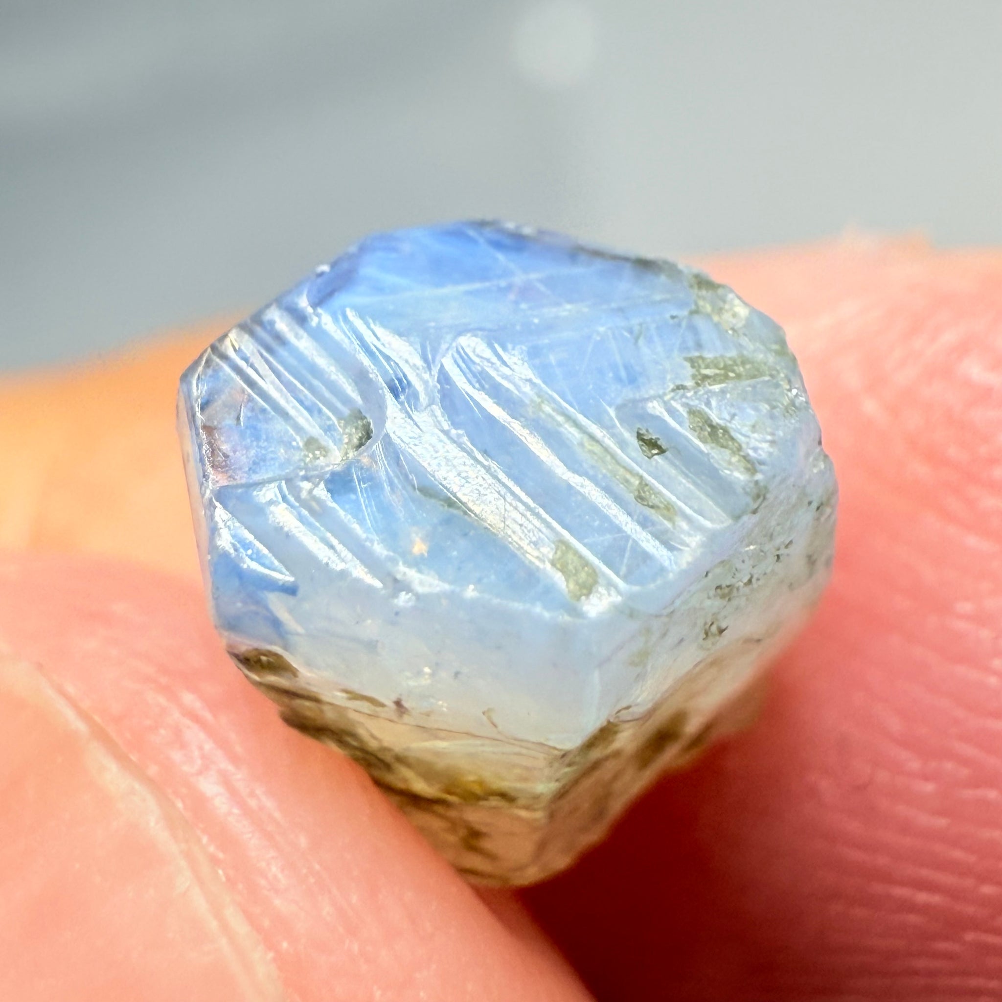 Winza Sapphire Crystal Specimen, 4.36ct, Winza, Tanzania, Untreated, Unheated, GEUDA?