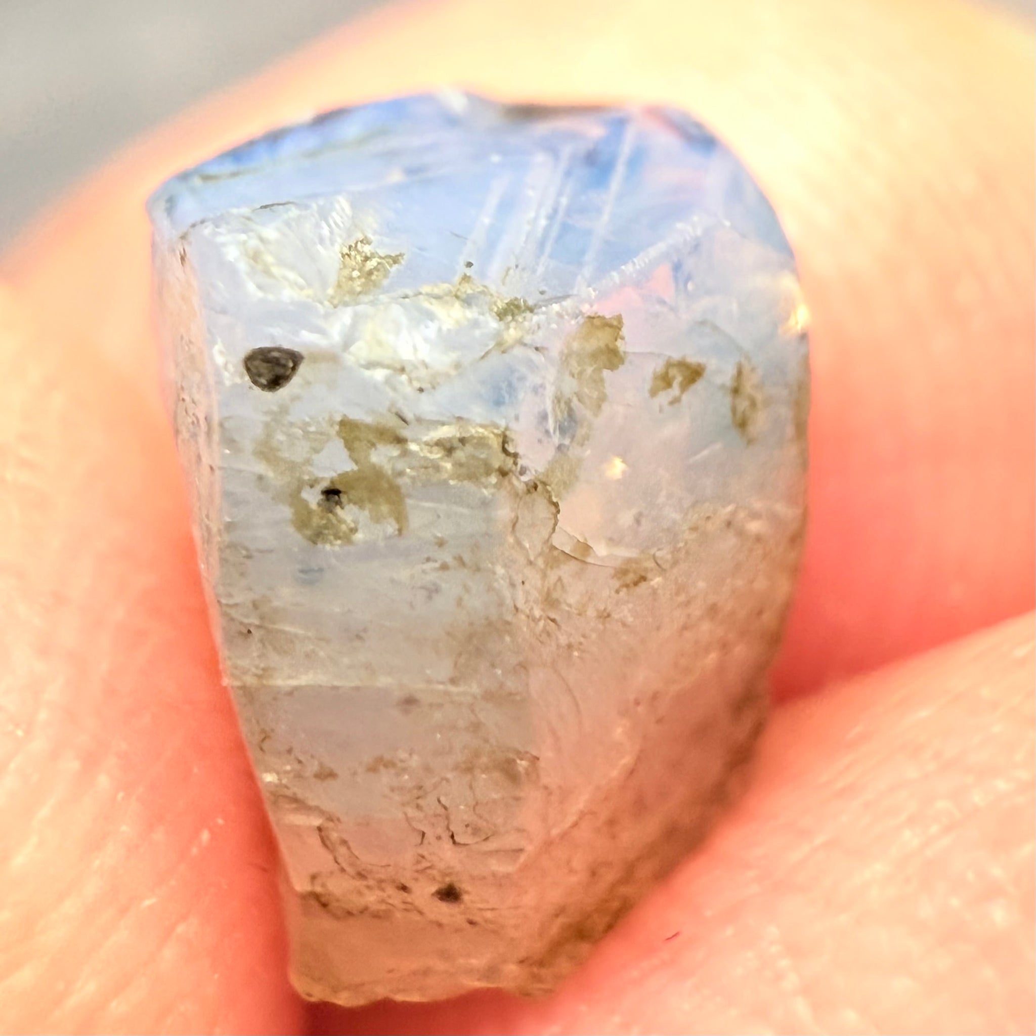 Winza Sapphire Crystal Specimen, 4.36ct, Winza, Tanzania, Untreated, Unheated, GEUDA?