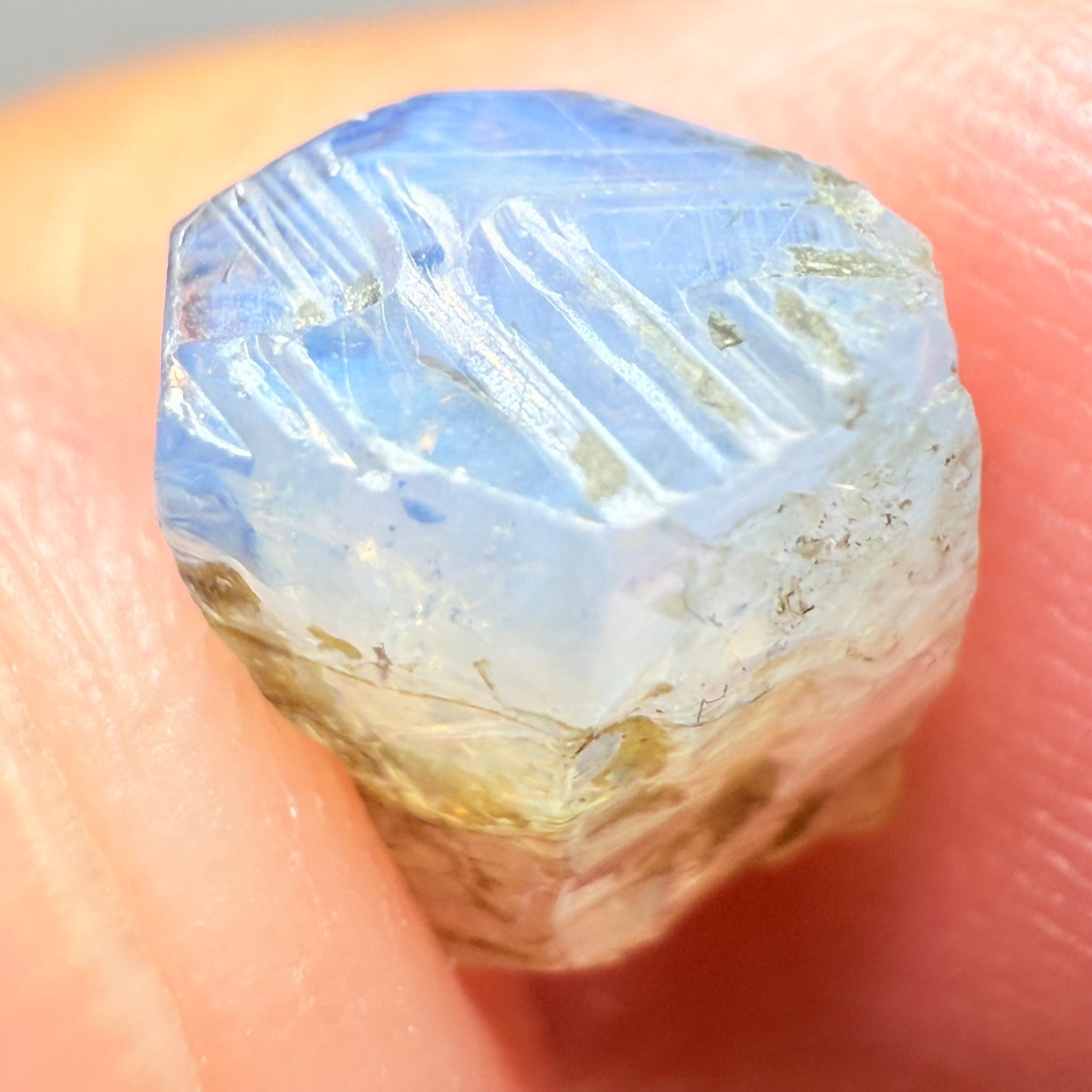 Winza Sapphire Crystal Specimen, 4.36ct, Winza, Tanzania, Untreated, Unheated, GEUDA?