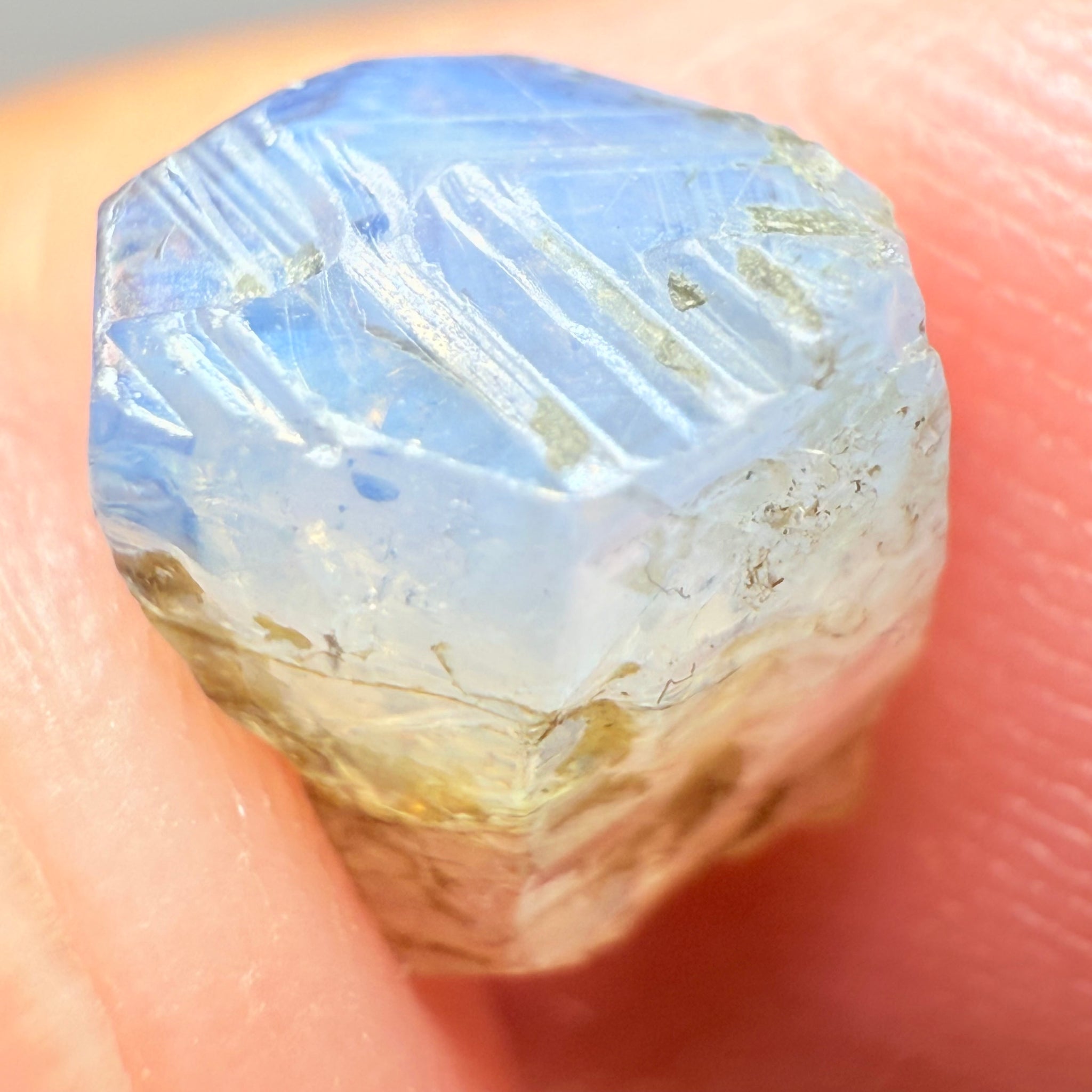 Winza Sapphire Crystal Specimen, 4.36ct, Winza, Tanzania, Untreated, Unheated, GEUDA?