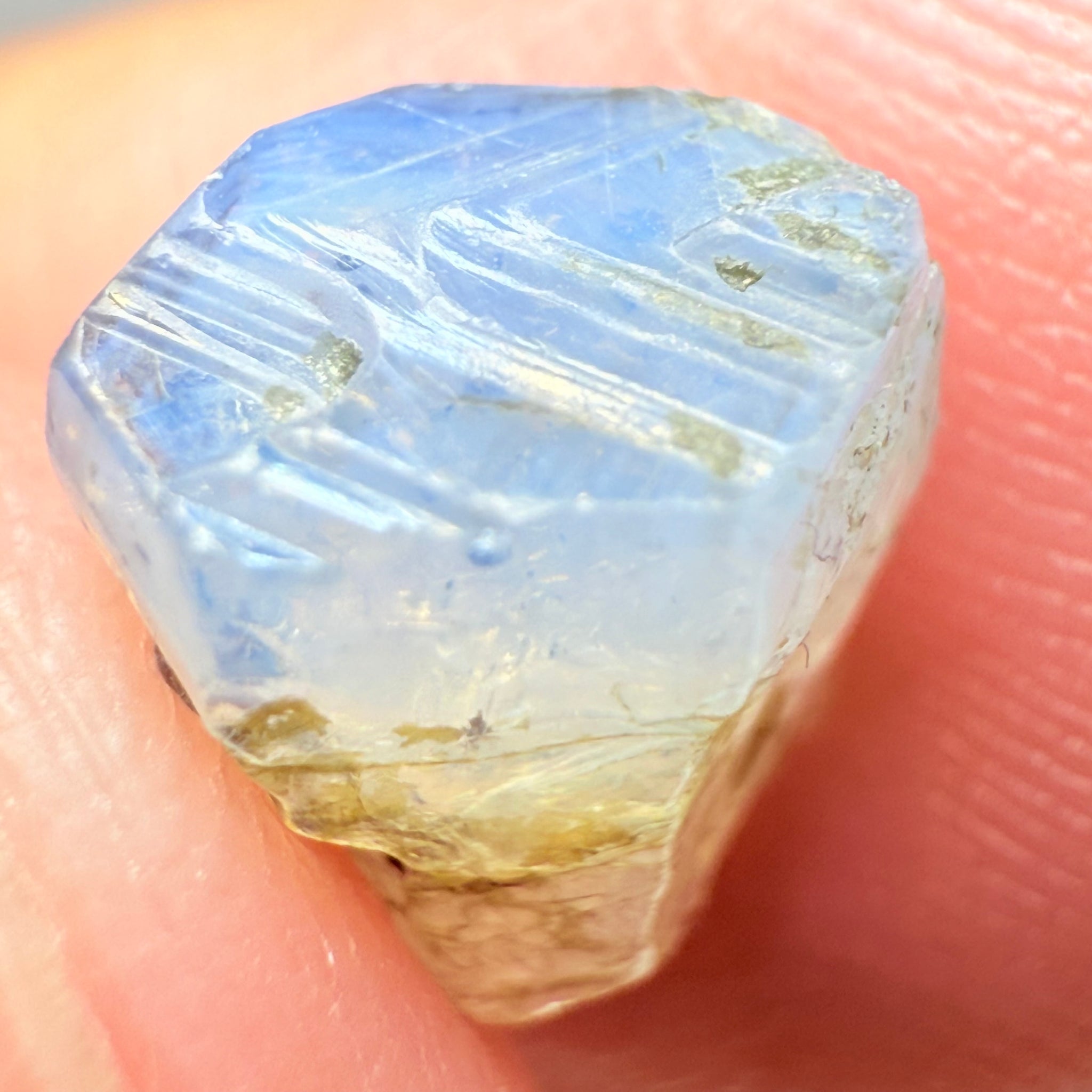 Winza Sapphire Crystal Specimen, 4.36ct, Winza, Tanzania, Untreated, Unheated, GEUDA?