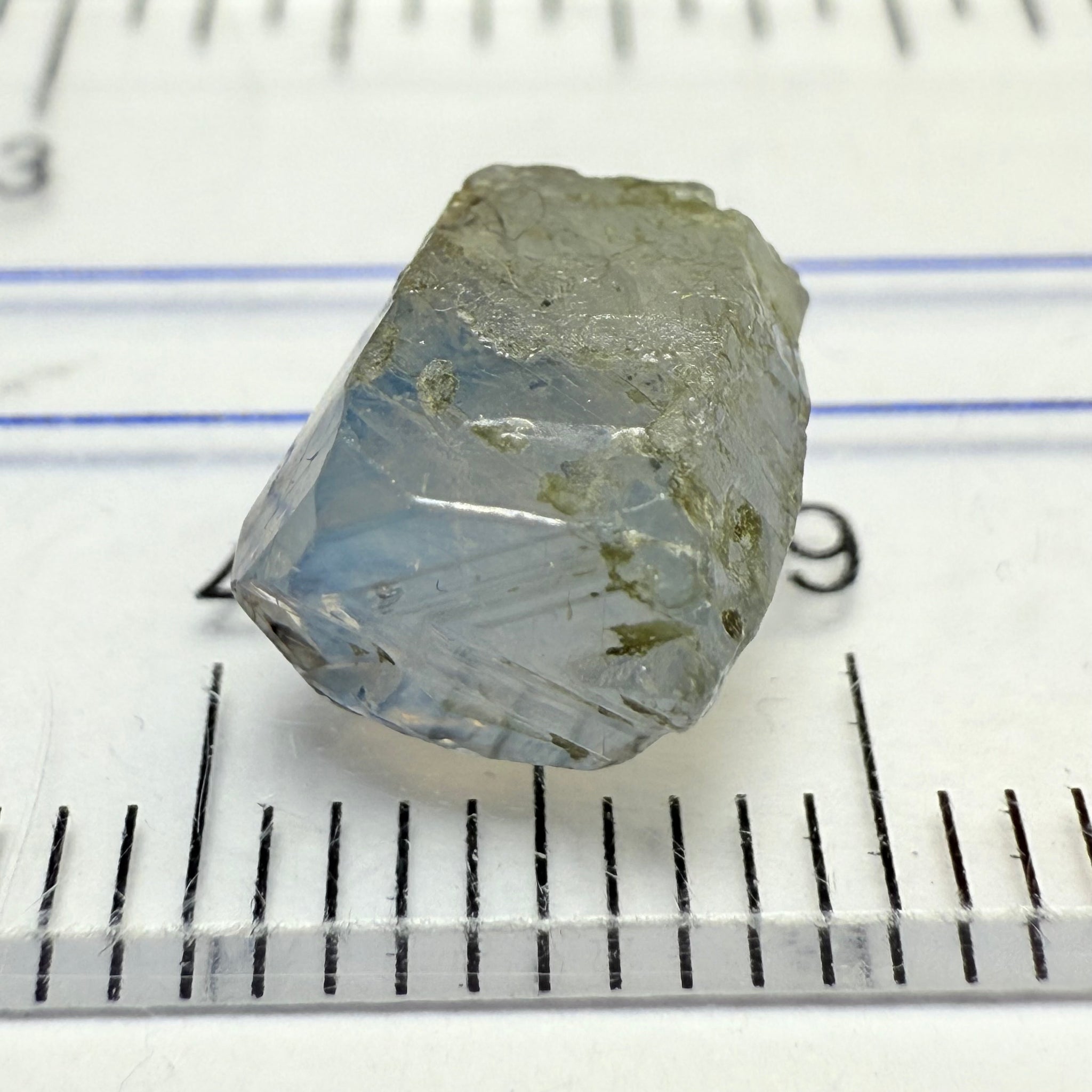 Winza Sapphire Crystal Specimen, 4.36ct, Winza, Tanzania, Untreated, Unheated, GEUDA?