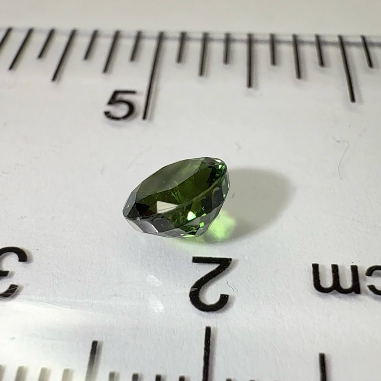 Chrome Tourmaline, 0.67ct, Tanzania, Untreated Unheated, native cut