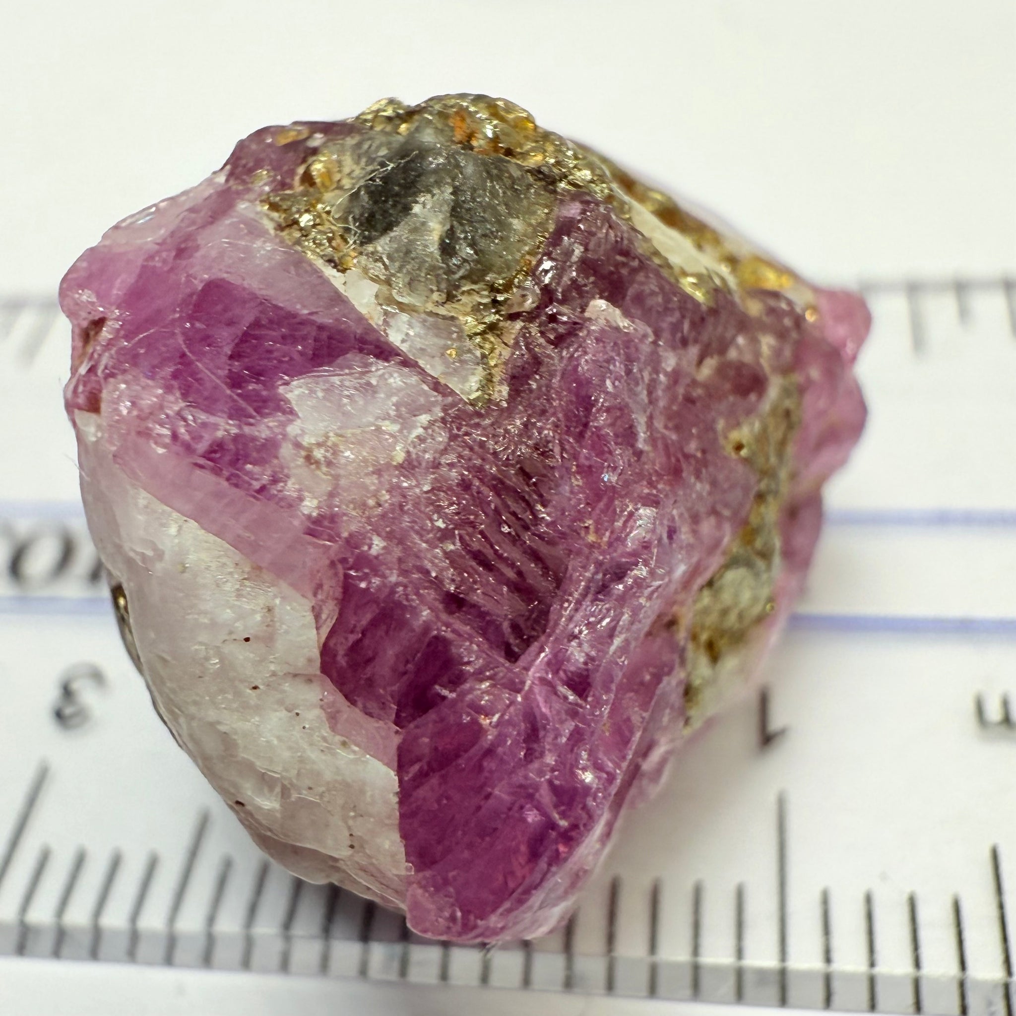 Sapphire/Ruby Crystal Specimen with Pyrite, gemmy portions inside, see backlit photos, 53.33ct, Morogoro, Tanzania, Untreated, Unheated, see all the photos as many are backlit and some are in normal room light