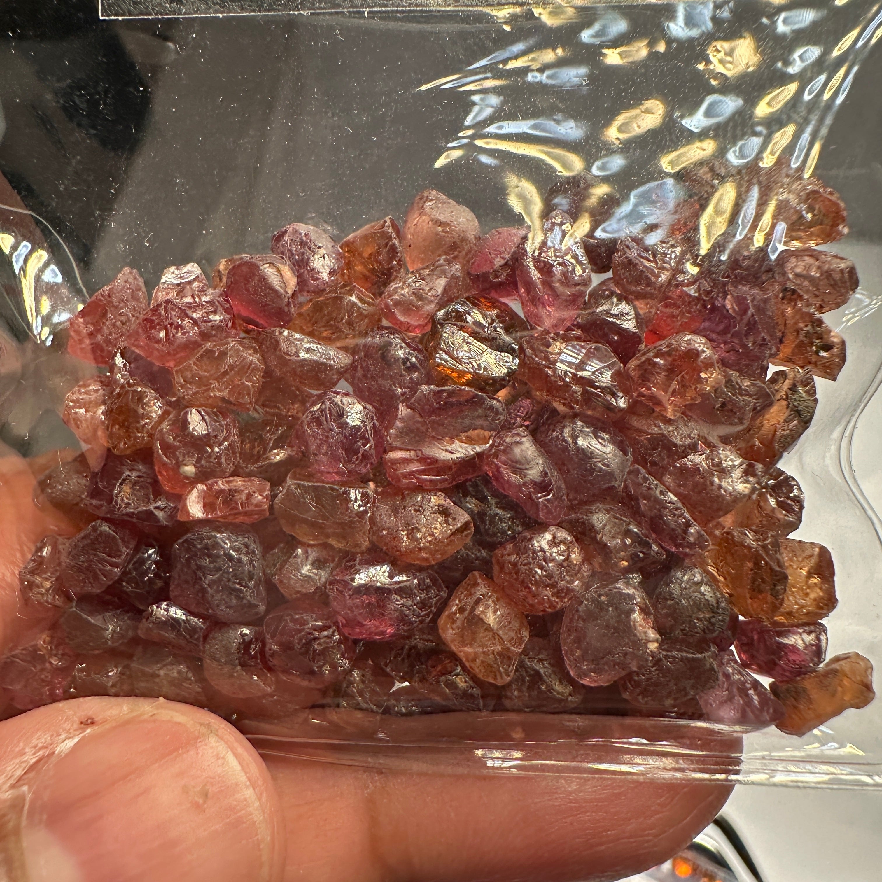 166.96ct Mixed Garnet Lot, Tanzania, Untreated Unheated, slightly included to included