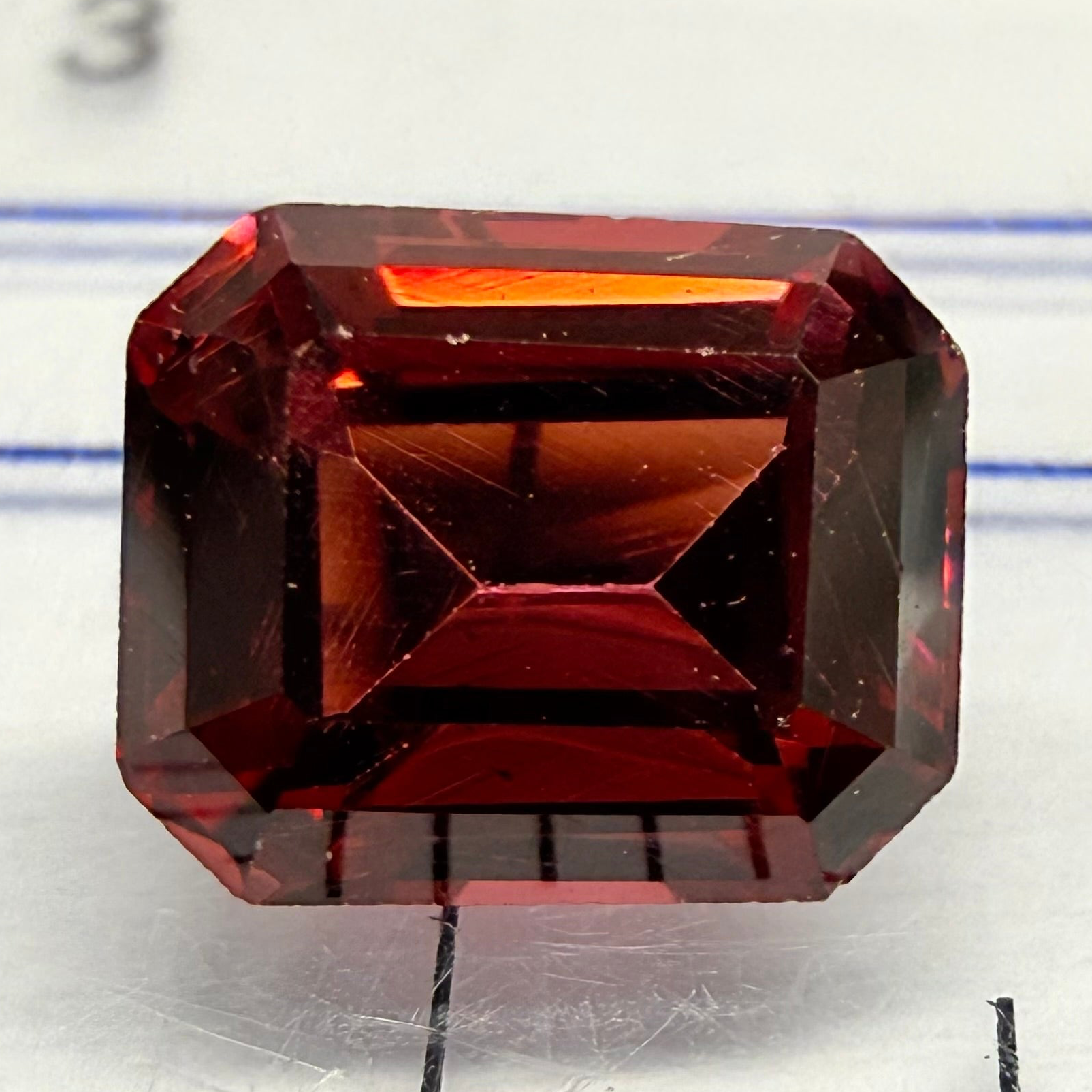Garnet, 1.58ct, Tanzania, Untreated Unheated, native cut