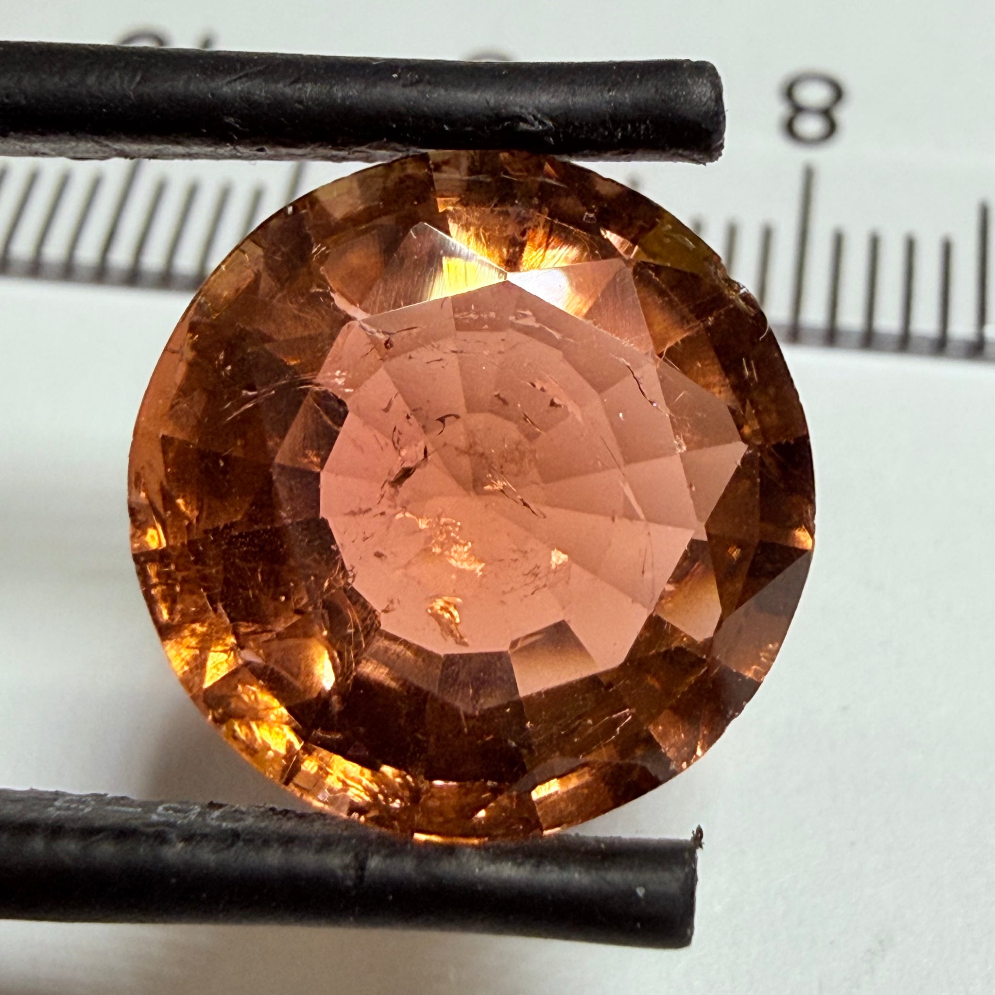 Tourmaline, 6.60ct, Congo, Untreated Unheated, native cut, badly cut