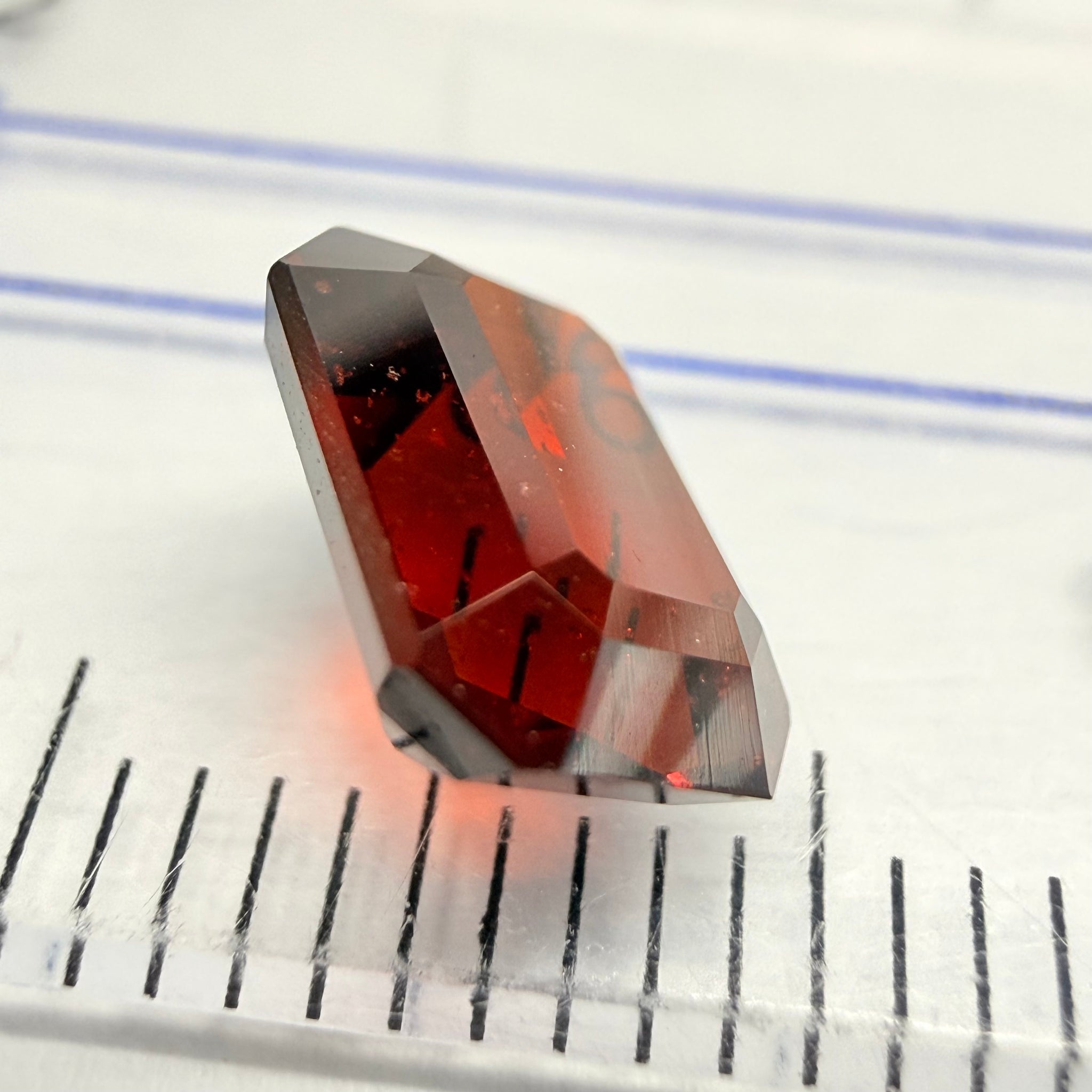 Garnet, 2.16ct, Tanzania, Untreated Unheated, native cut
