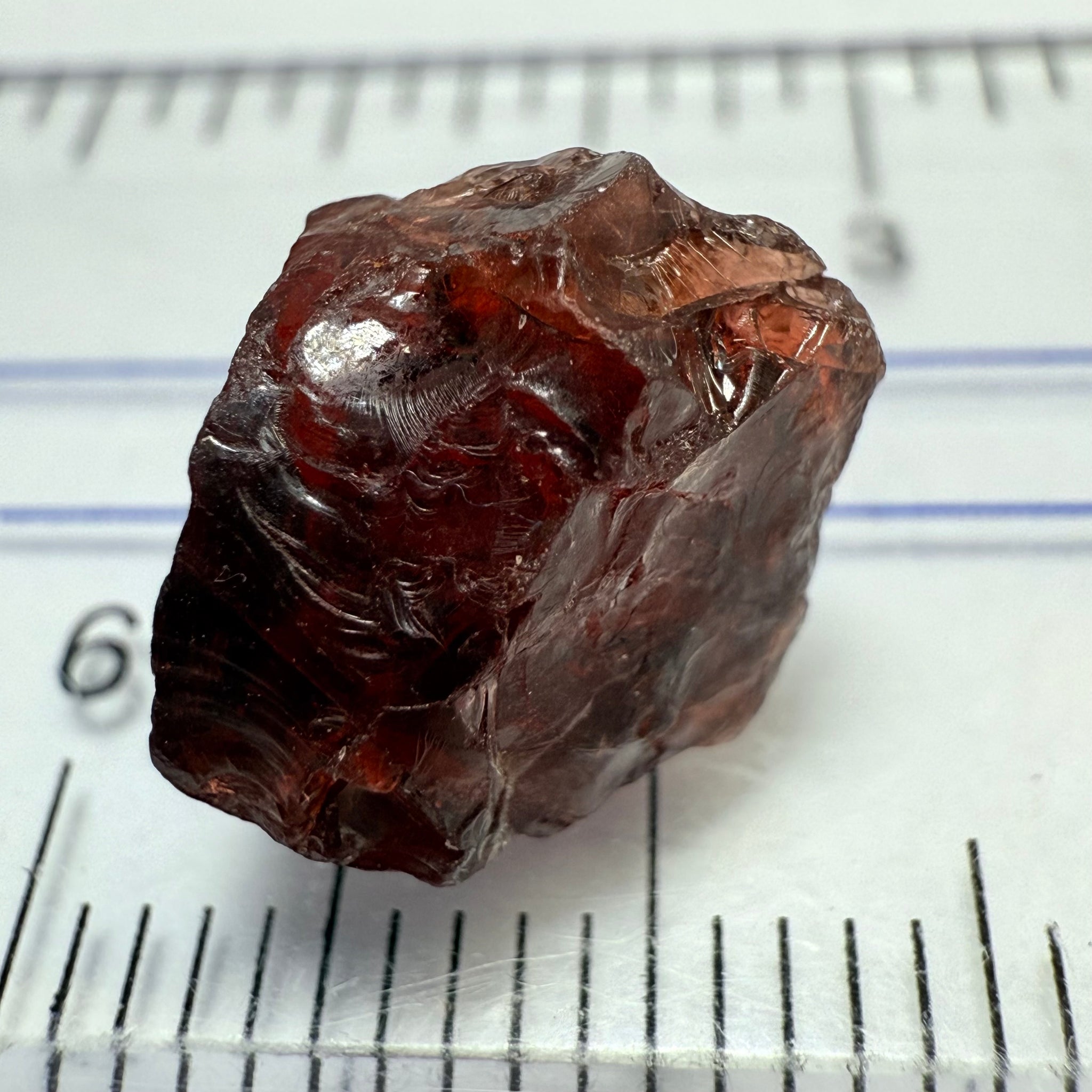 Garnet, 6.84ct, Umba, Tanzania. Untreated Unheated, slight surface issues that will take off 2 corners on preform, rest vs due to slight silk, dark body tone