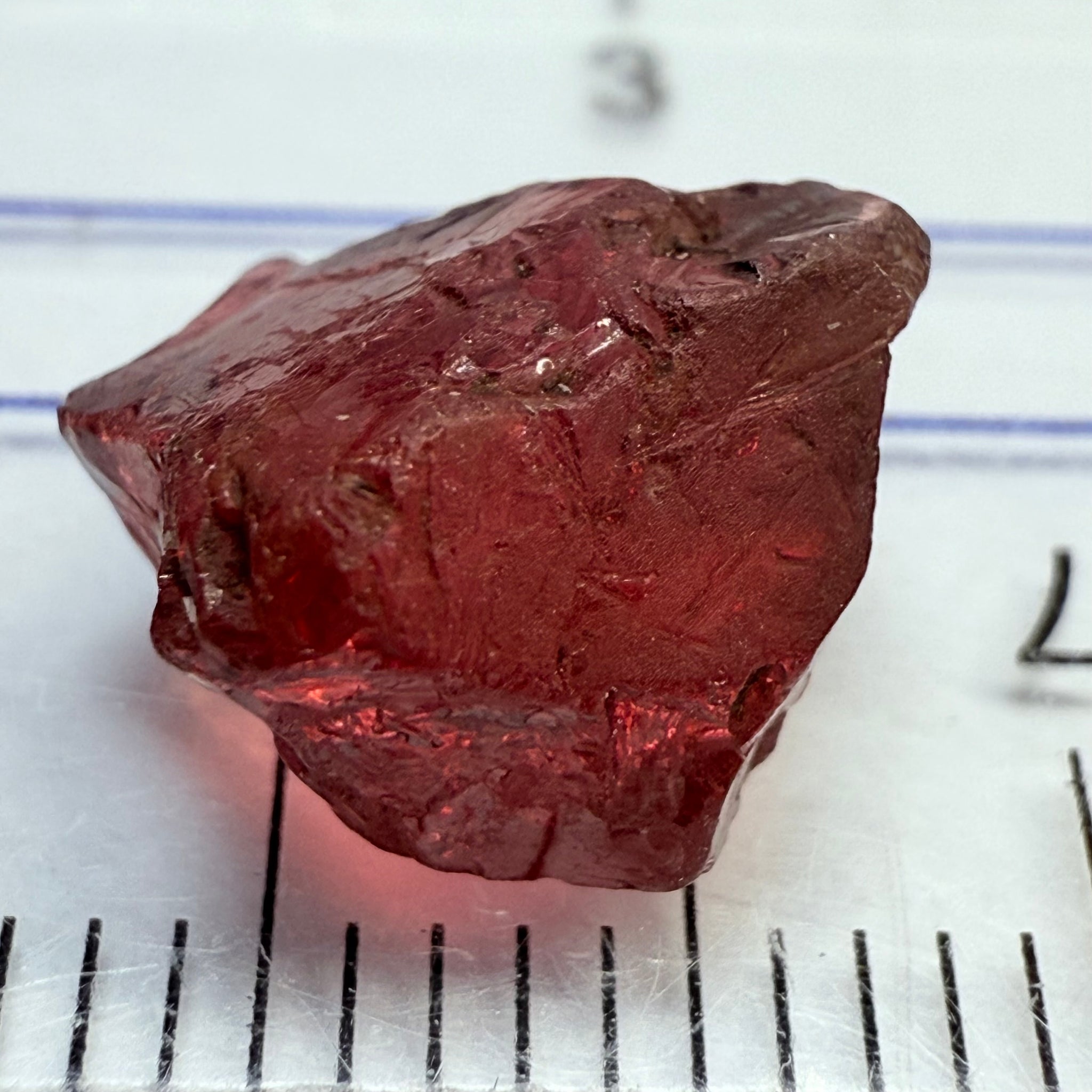 Garnet, 4.67ct, Umba, Tanzania. Untreated Unheated, vs