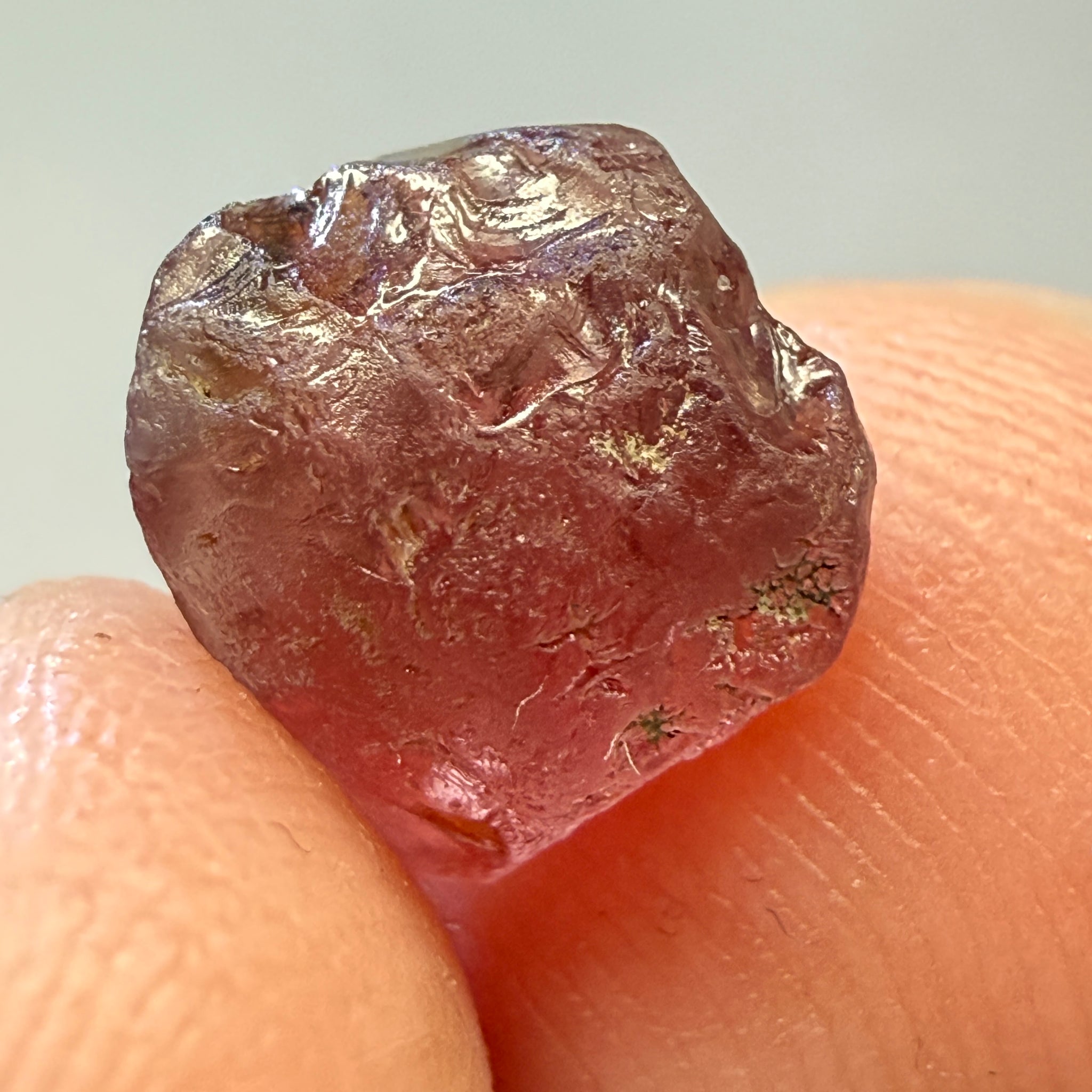 Mahenge Garnet, 3.65ct, vvs-if with a tiny piece of gunk, see photos I have circled it, Tanzania, Untreated Unheated