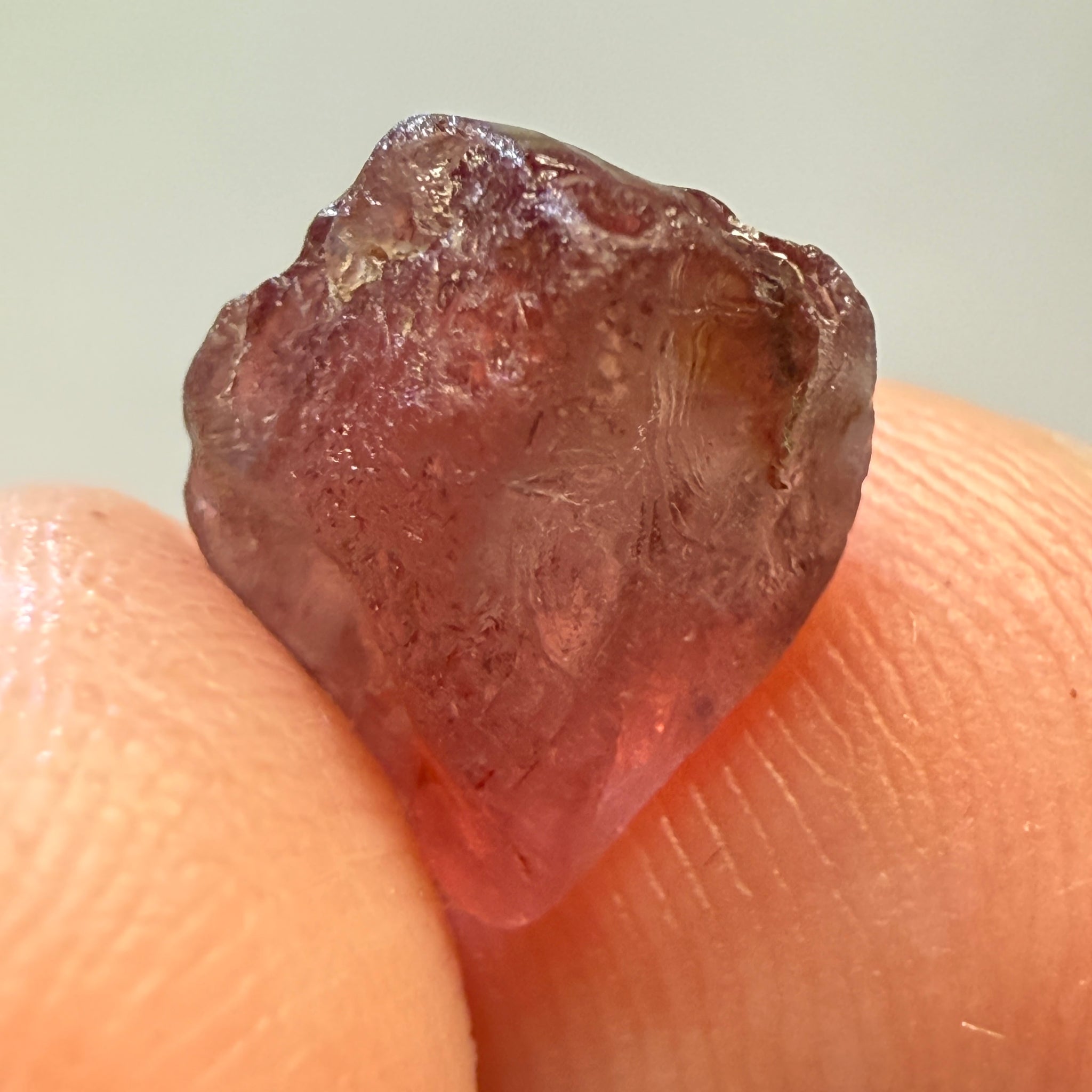 Mahenge Garnet, 3.65ct, vvs-if with a tiny piece of gunk, see photos I have circled it, Tanzania, Untreated Unheated
