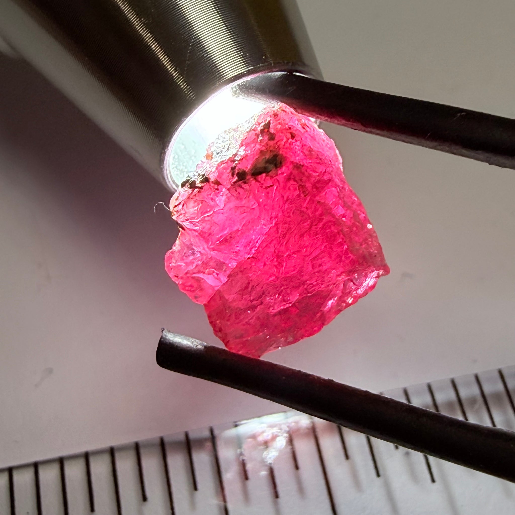 Winza Sapphire, 7.92ct, Winza, Tanzania, Untreated Unheated, heavily included but can be faceted/cabbed