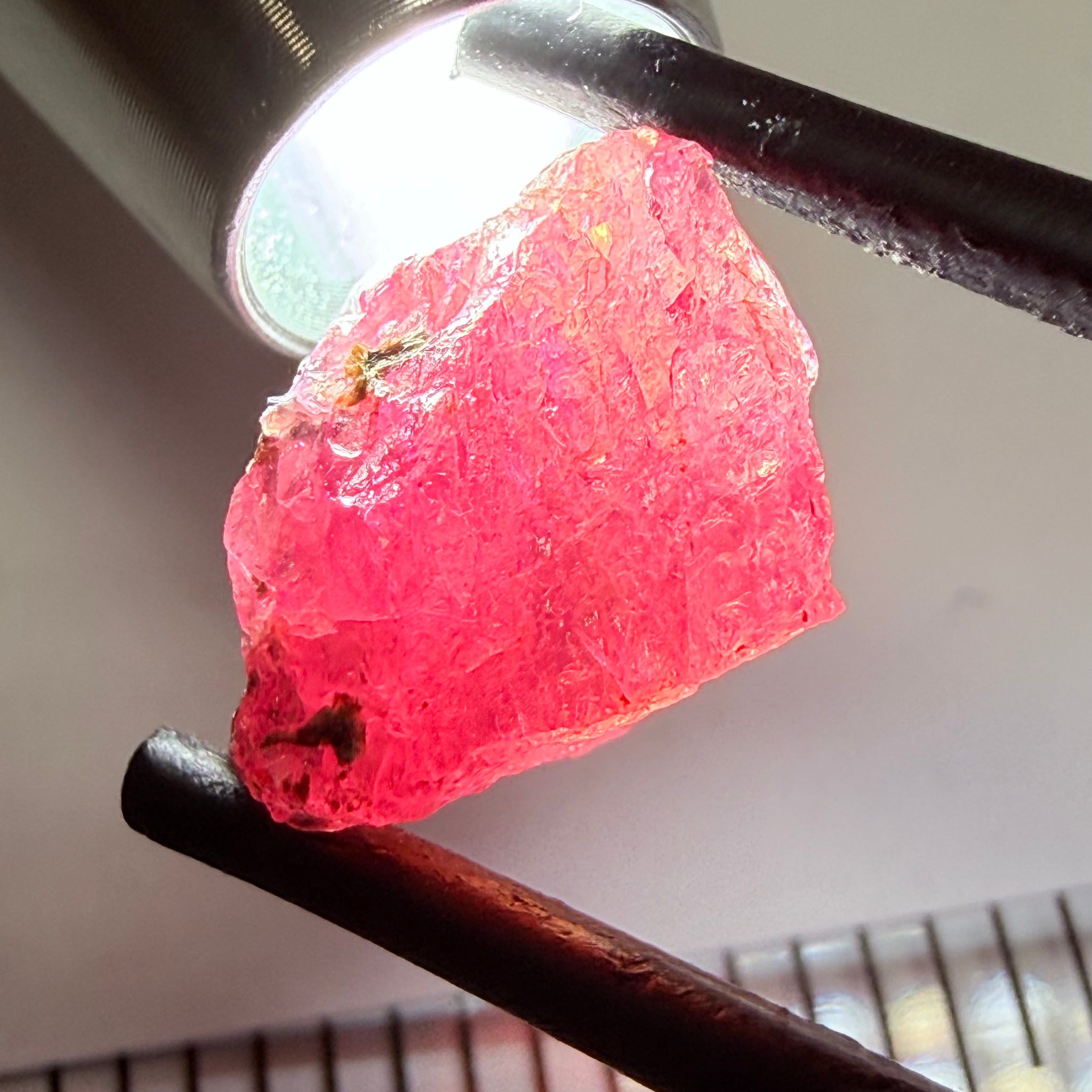 Winza Sapphire, 7.92ct, Winza, Tanzania, Untreated Unheated, heavily included but can be faceted/cabbed