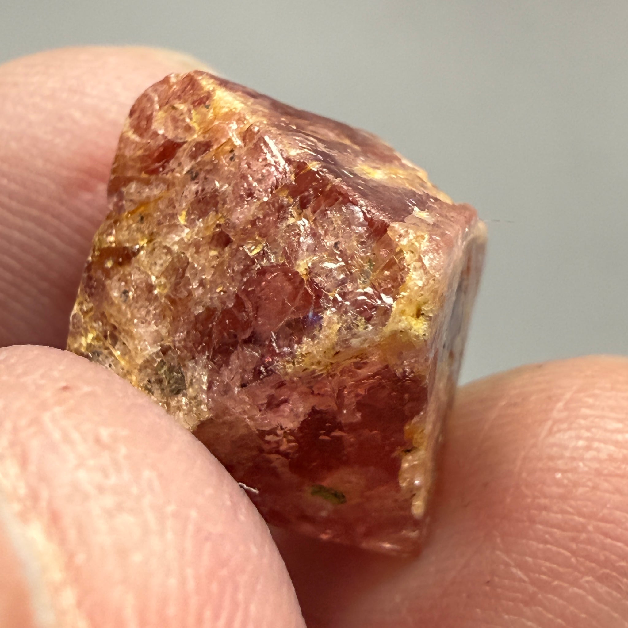 Mahenge Spinel Crystal, 19.08ct, Tanzania, Untreated Untreated. Gemmy tip
