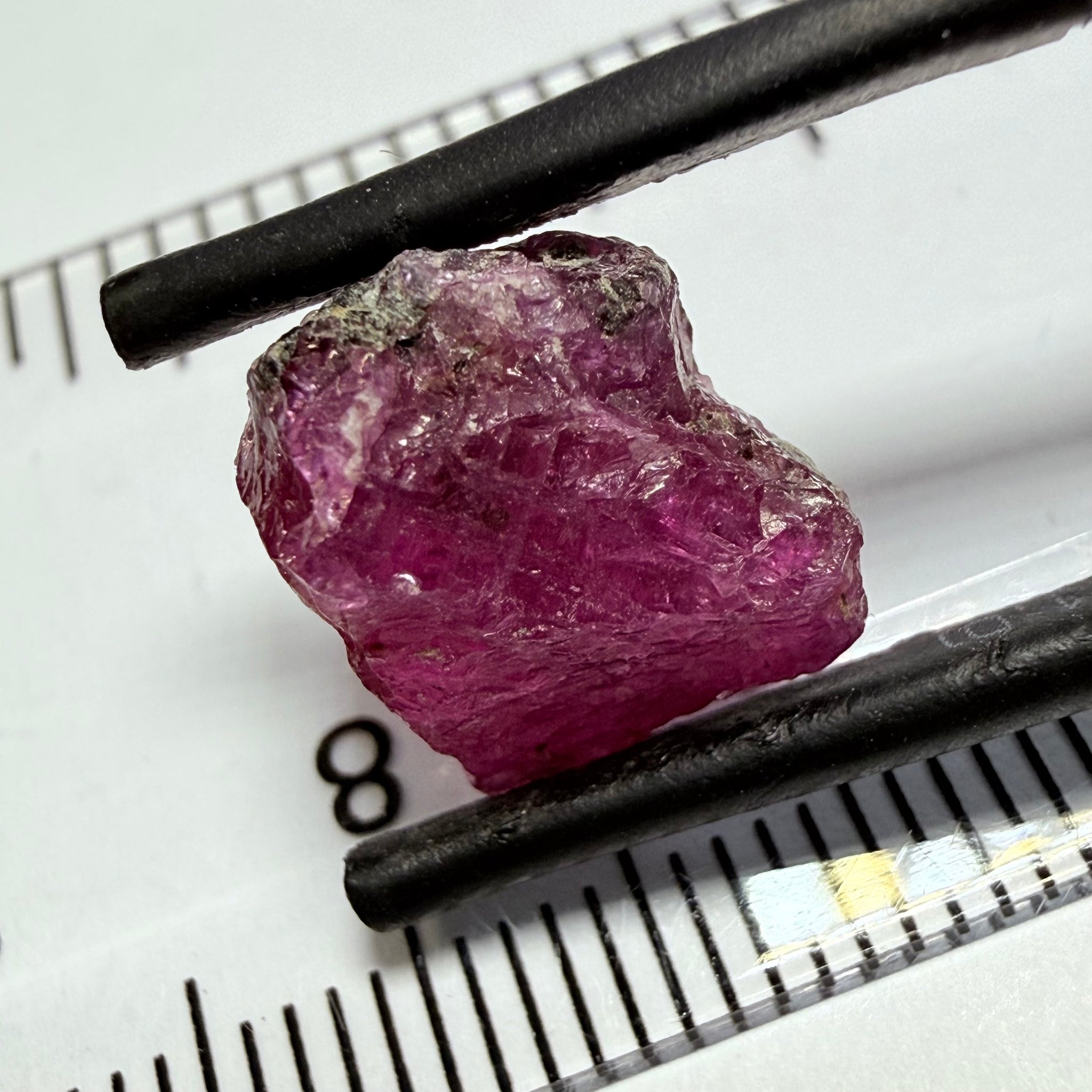 Winza Sapphire, 9.23ct, Winza, Tanzania, Untreated Unheated, included but can be faceted with inclusions, see backlit pics and video