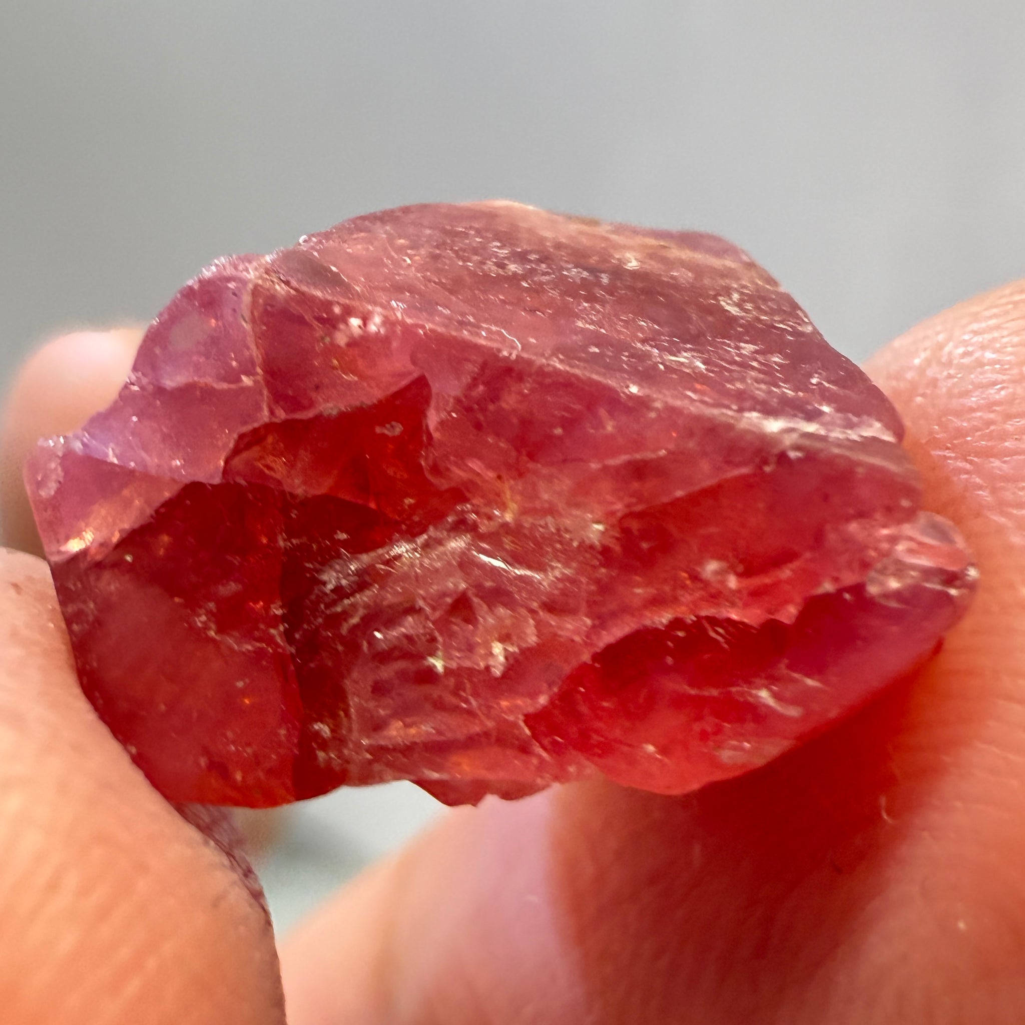 Mahenge Spinel Crystal, 14.19ct, Tanzania, Untreated Unheated. Gem Portion.