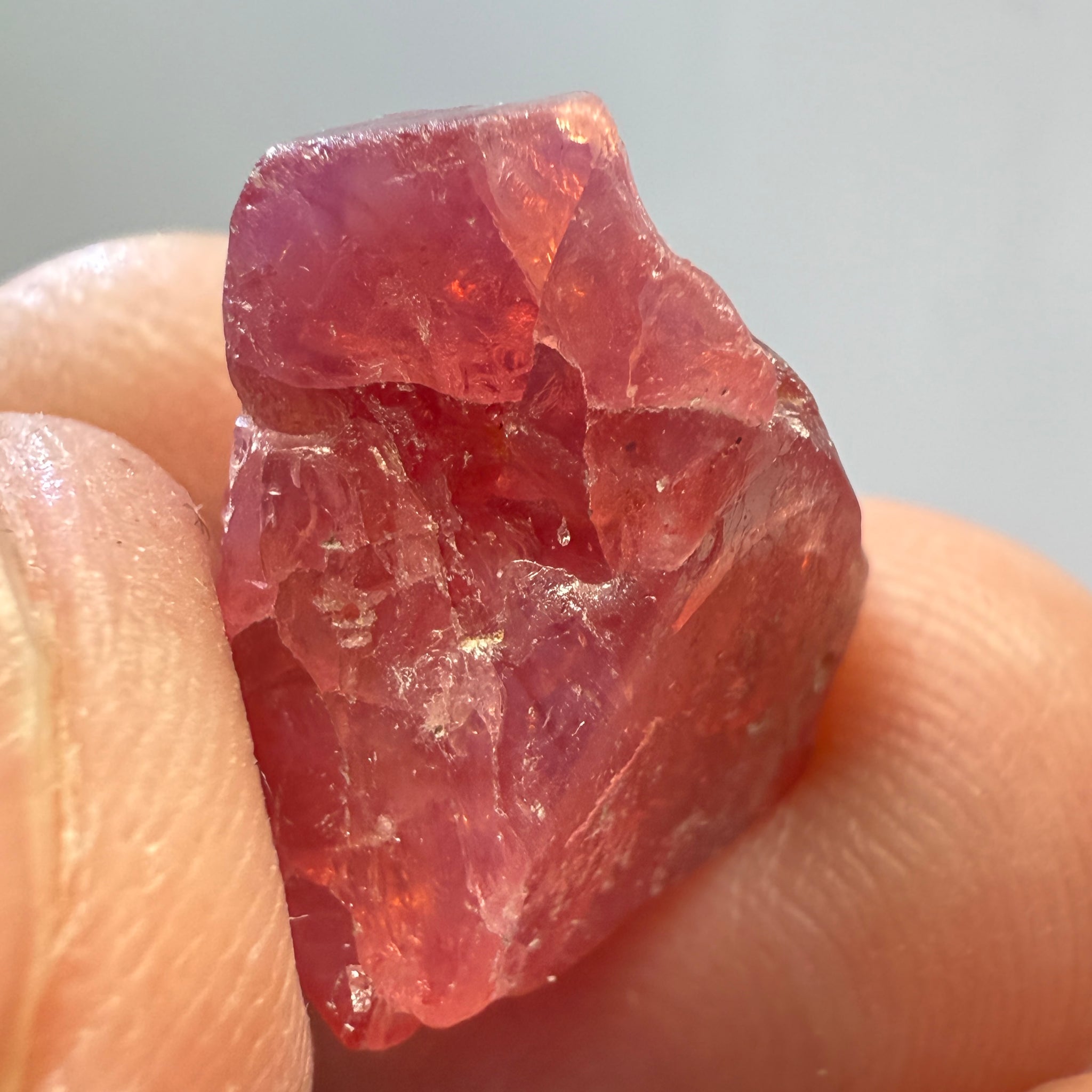 Mahenge Spinel Crystal, 14.19ct, Tanzania, Untreated Unheated. Gem Portion.