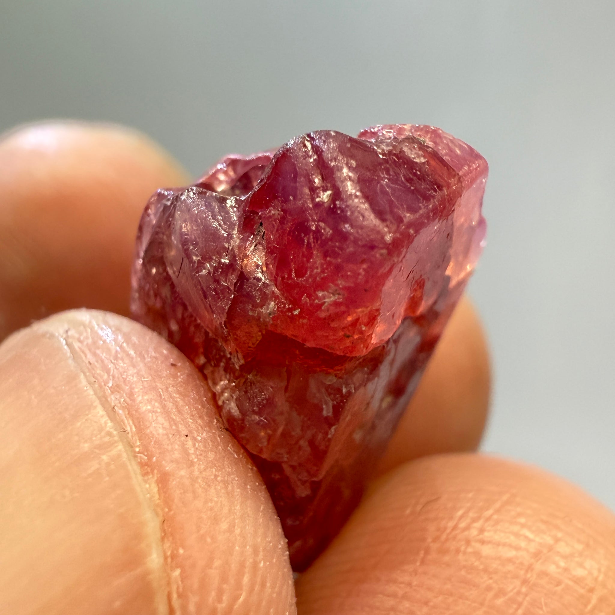 Mahenge Spinel Crystal, 14.19ct, Tanzania, Untreated Unheated. Gem Portion.