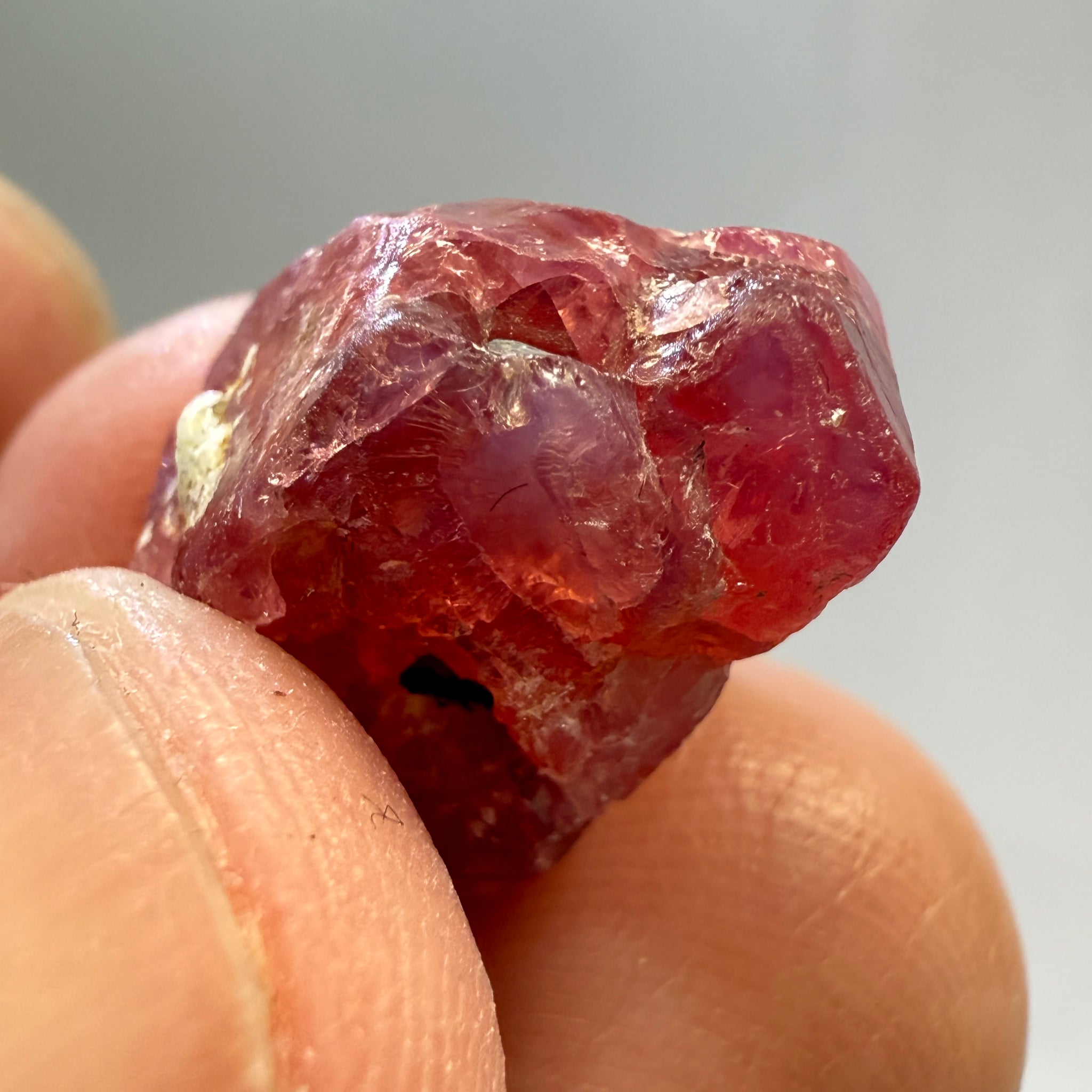 Mahenge Spinel Crystal, 14.19ct, Tanzania, Untreated Unheated. Gem Portion.