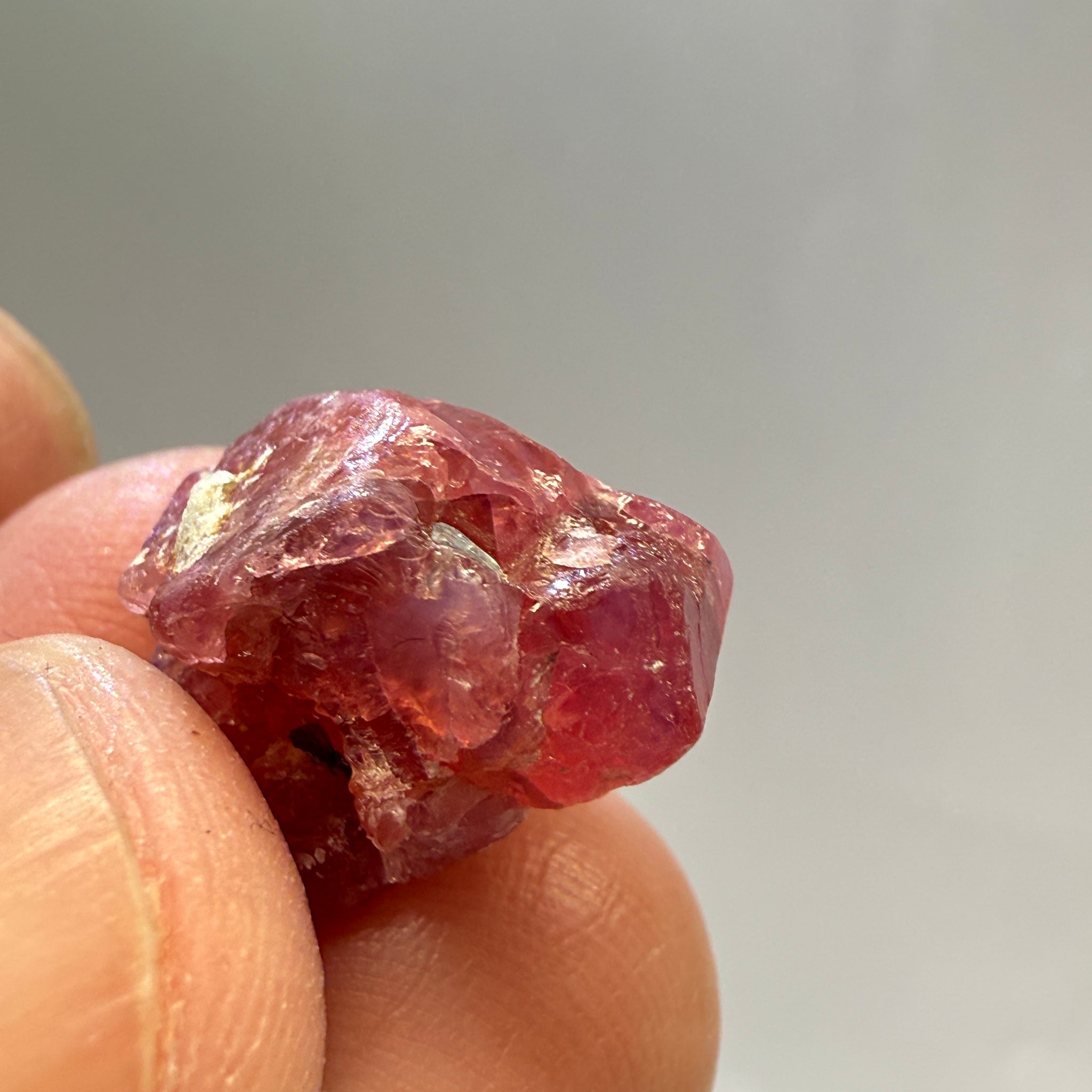 Mahenge Spinel Crystal, 14.19ct, Tanzania, Untreated Unheated. Gem Portion.