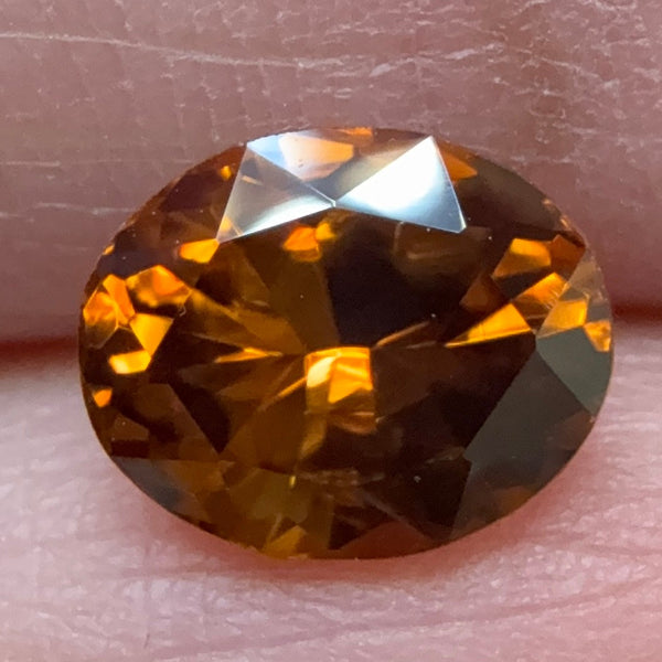 Zircon, 2.09ct, Tanzania, Unheated Untreated.