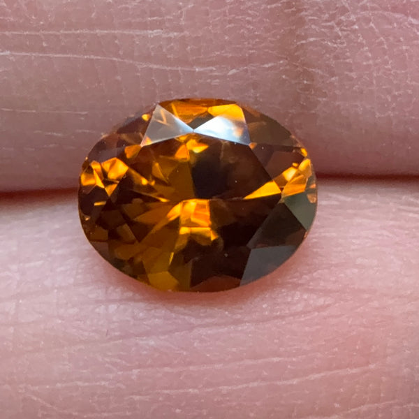 Zircon, 2.09ct, Tanzania, Unheated Untreated.