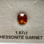 Hessonite Garnet, 1.67ct, Untreated Unheated, native cut