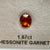 Hessonite Garnet, 1.67ct, Untreated Unheated, native cut
