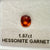Hessonite Garnet, 1.67ct, Untreated Unheated, native cut