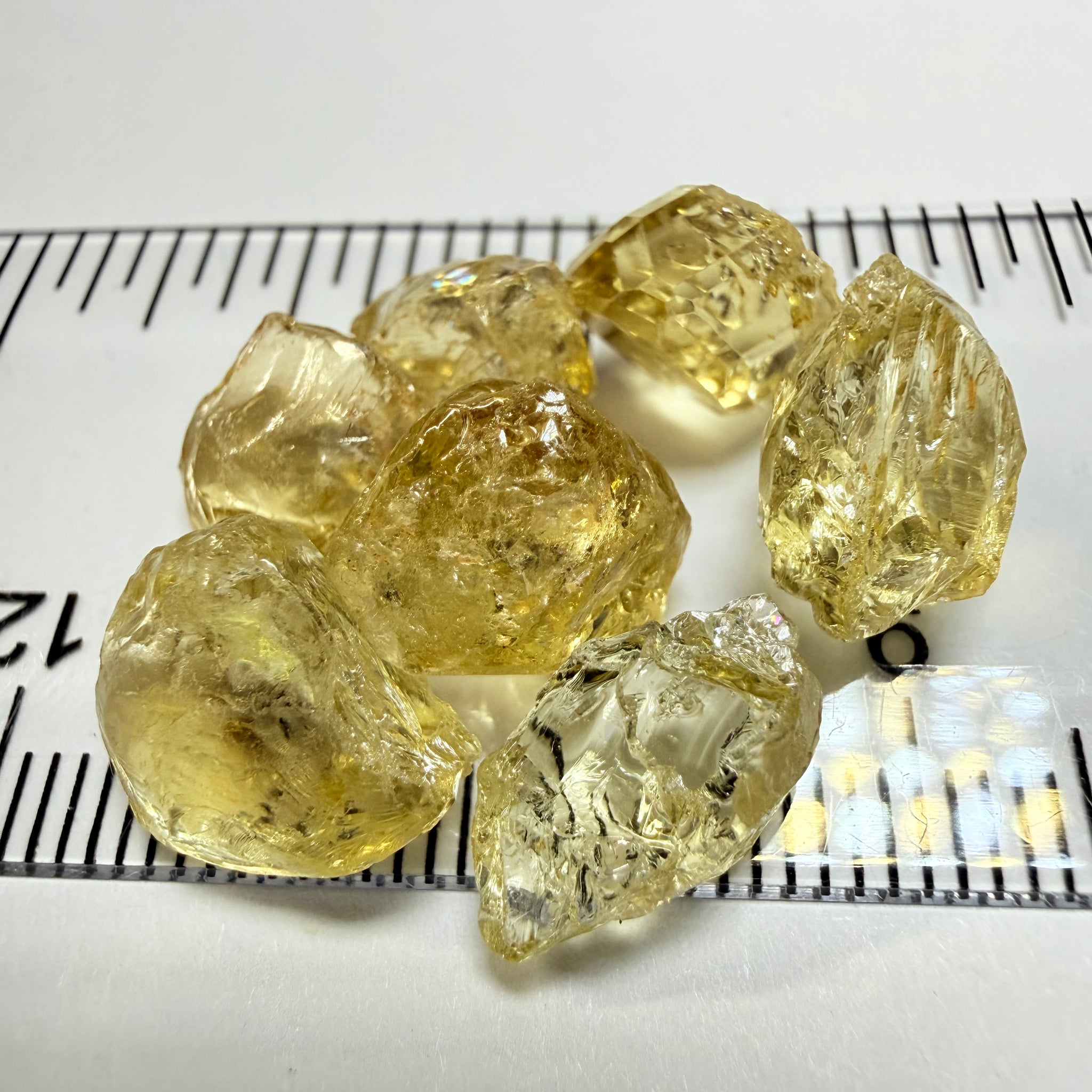 Yellow Tourmaline Lot, 30.38ct, Tanzania, Untreated Unheated. Included stones but great for setting in jewellery as is