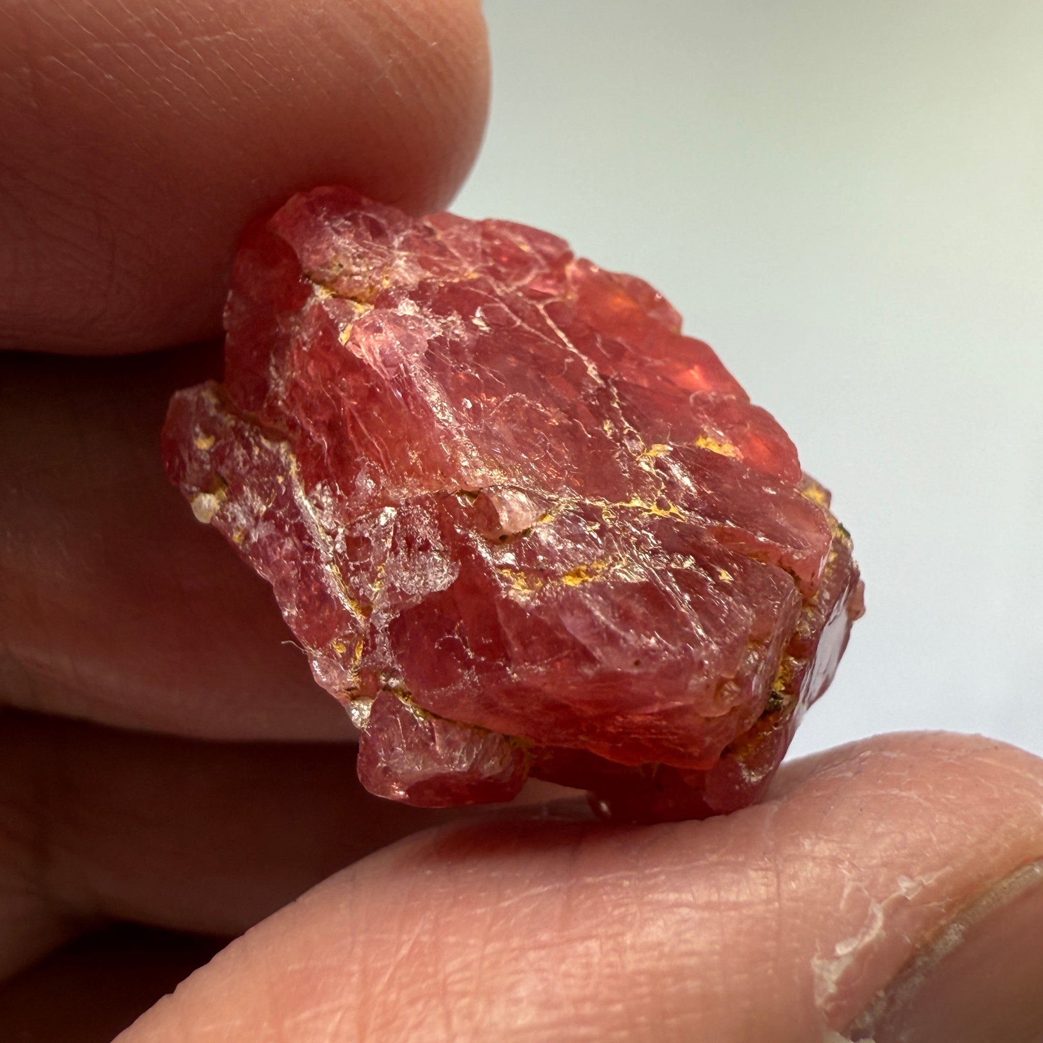 Mahenge Spinel Crystal, 24.49ct, Tanzania, Untreated Untreated