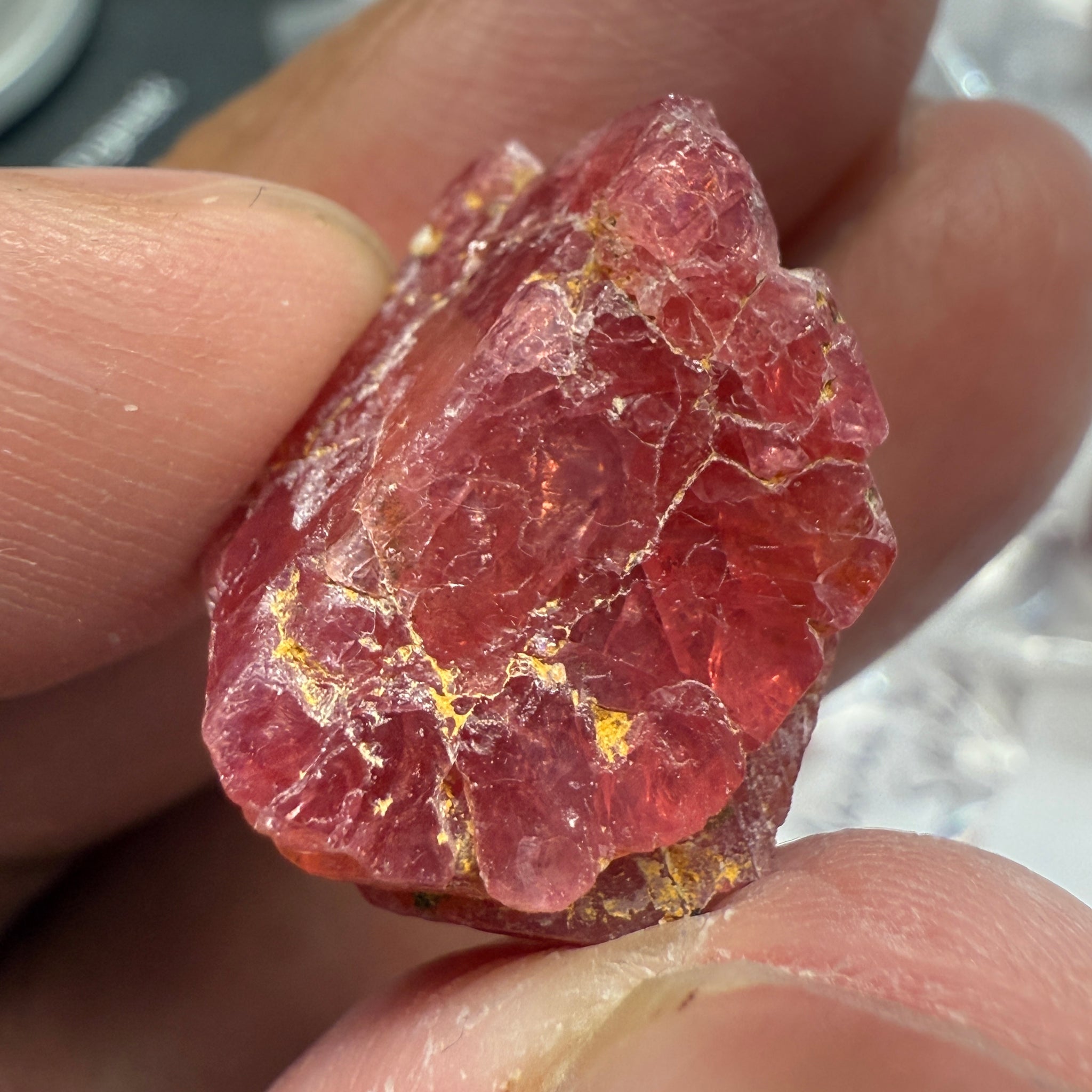 Mahenge Spinel Crystal, 24.49ct, Tanzania, Untreated Untreated