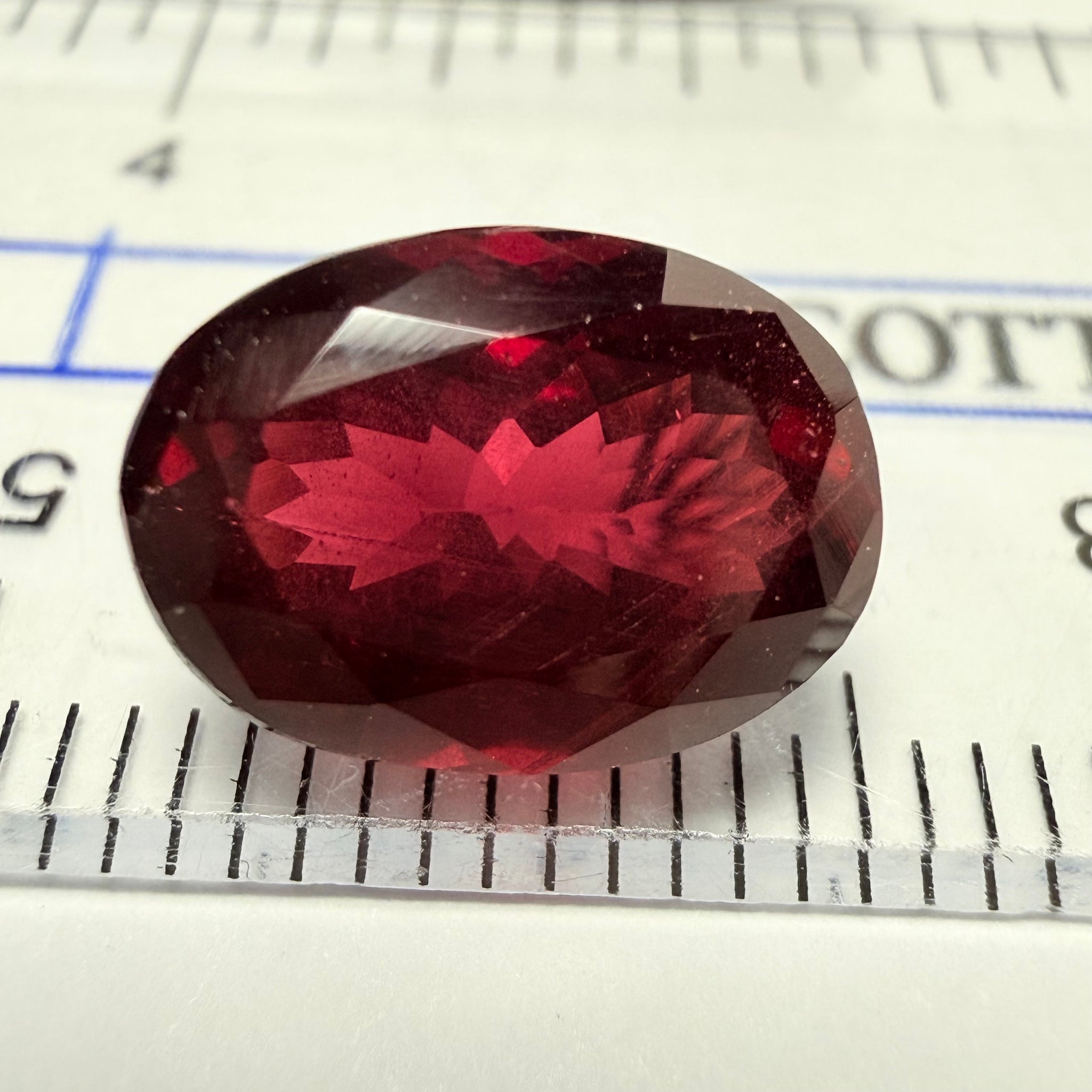 Garnet, 4.93ct, Tanzania, Untreated Unheated, native cut