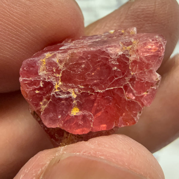 Mahenge Spinel Crystal, 24.49ct, Tanzania, Untreated Untreated