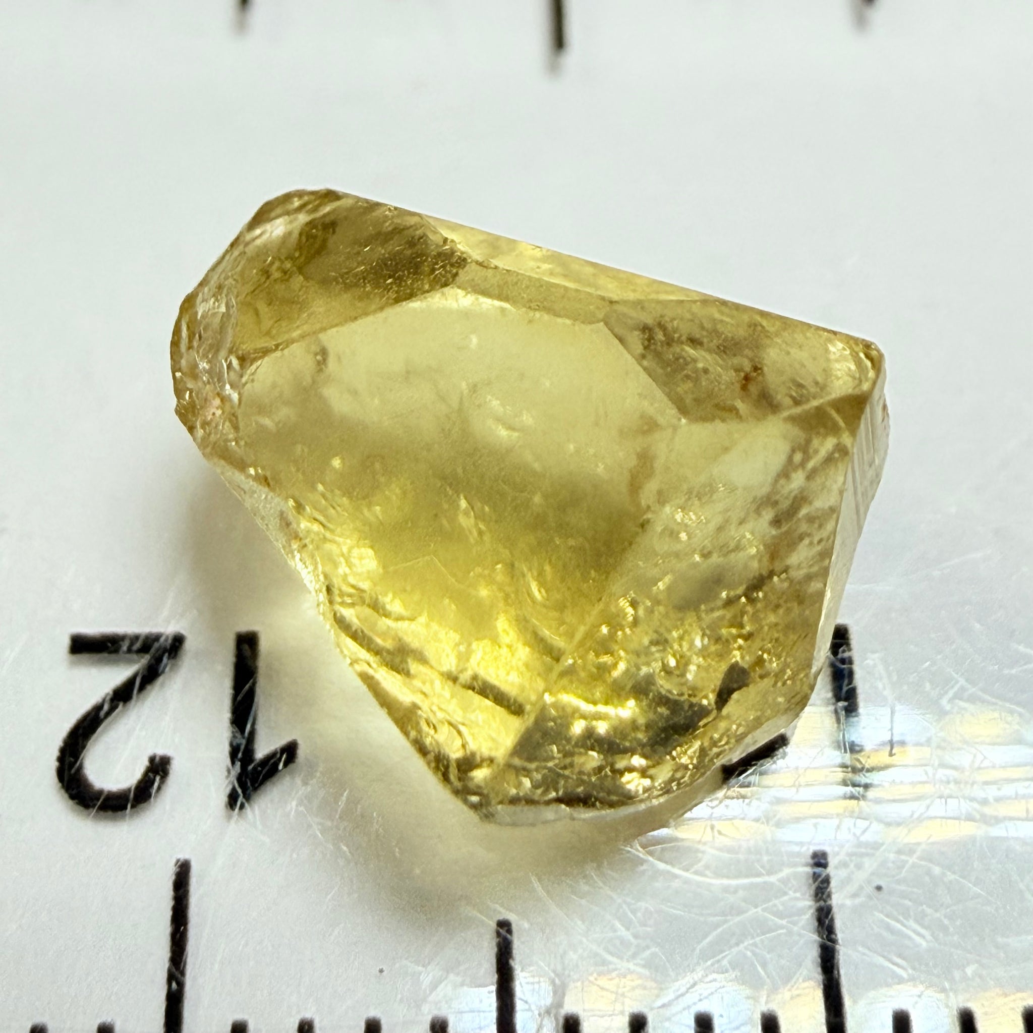 Yellow Tourmaline, 5.34ct, Tanzania, Untreated Unheated, vvs-if