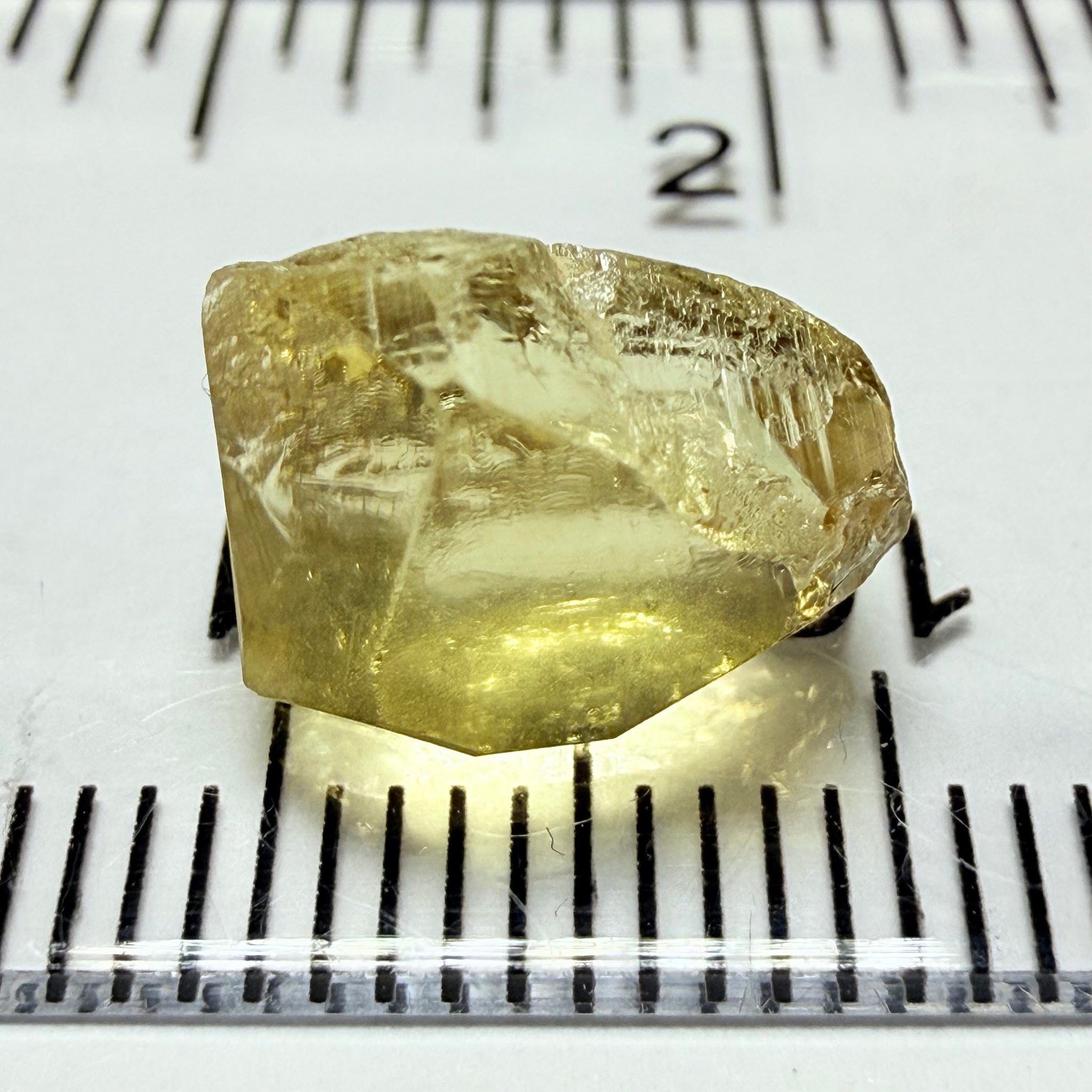 Yellow Tourmaline, 5.34ct, Tanzania, Untreated Unheated, vvs-if