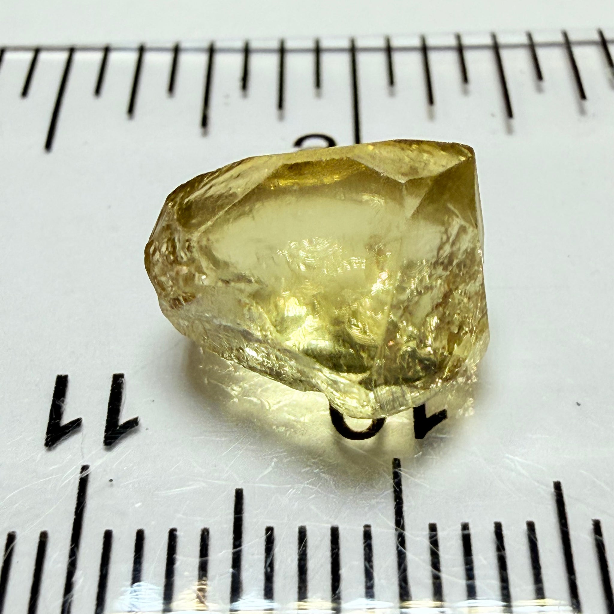 Yellow Tourmaline, 5.34ct, Tanzania, Untreated Unheated, vvs-if