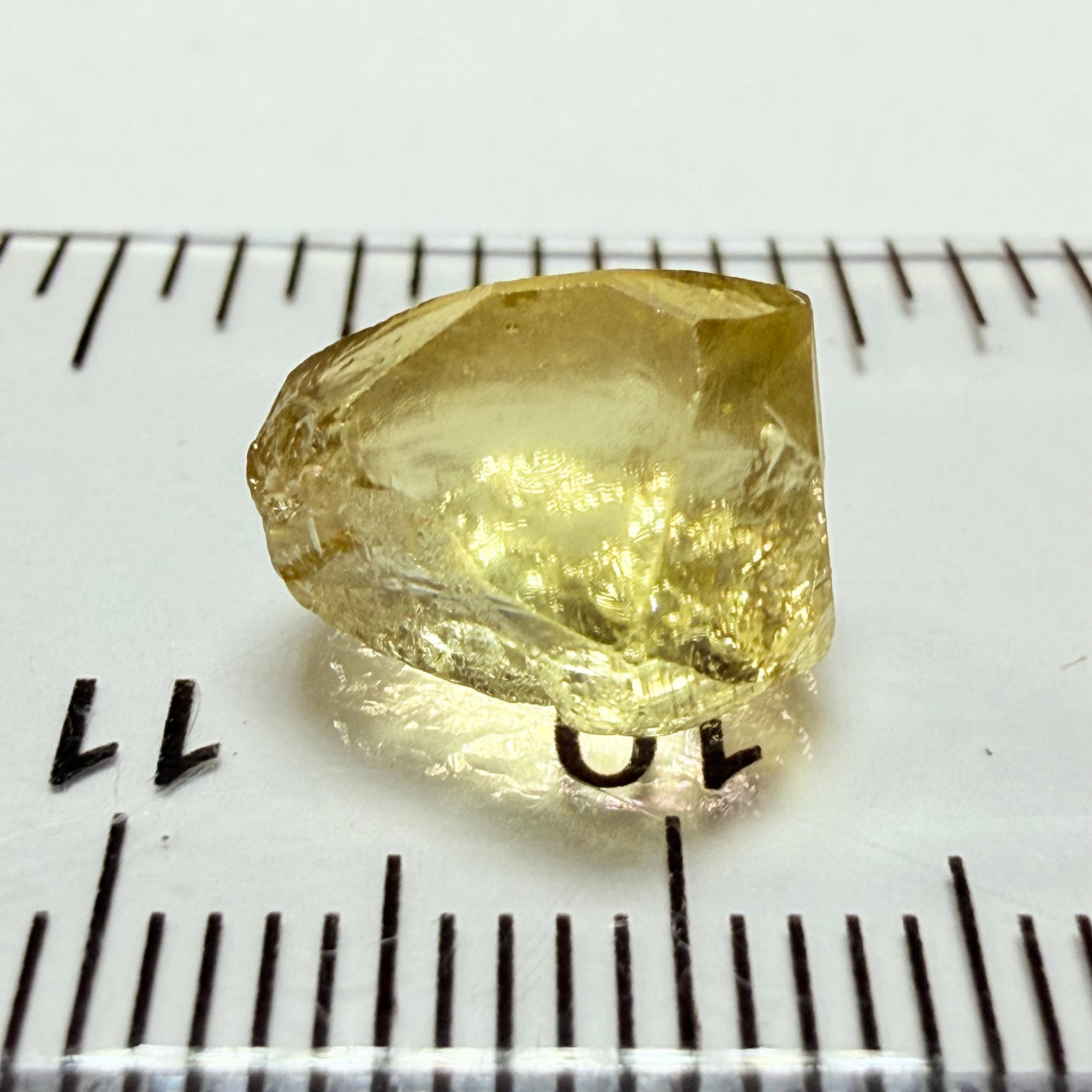 Yellow Tourmaline, 5.34ct, Tanzania, Untreated Unheated, vvs-if