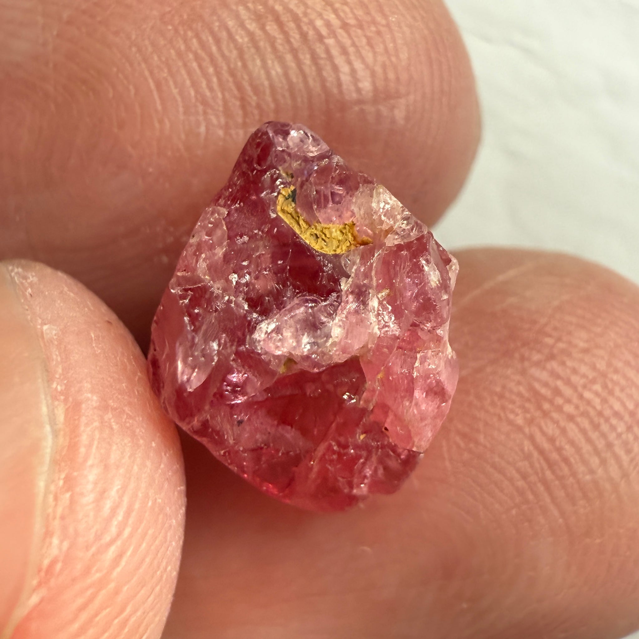 Mahenge Spinel Crystal, 7.03ct, Tanzania, Untreated Untreated
