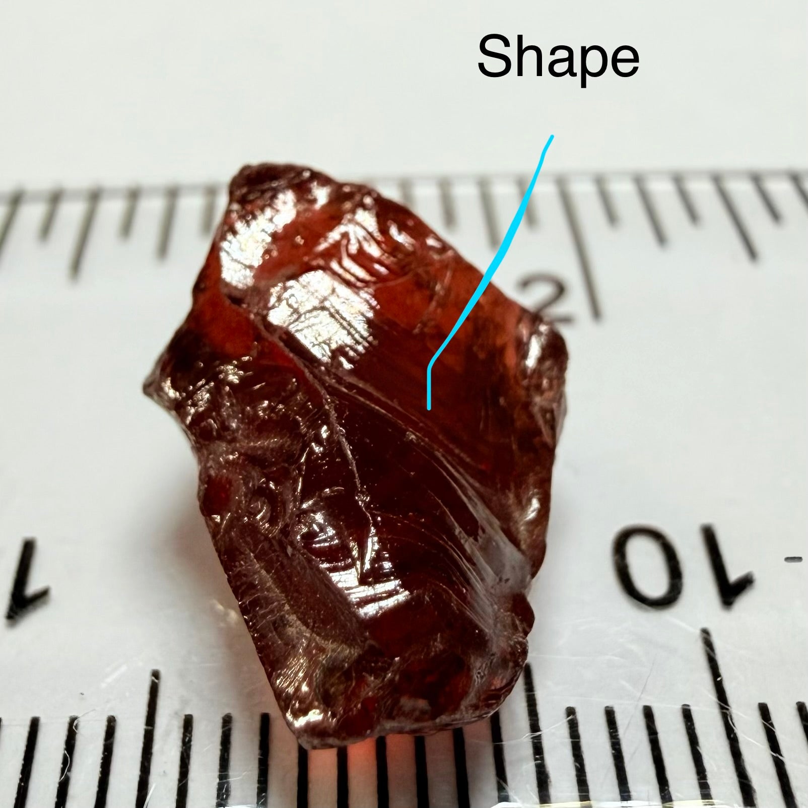 Umba Garnet, 12.19ct, Tanzania, Untreated Unheated, Slight spots and inclusions on the outside that will need to be worked around, see backlit pics