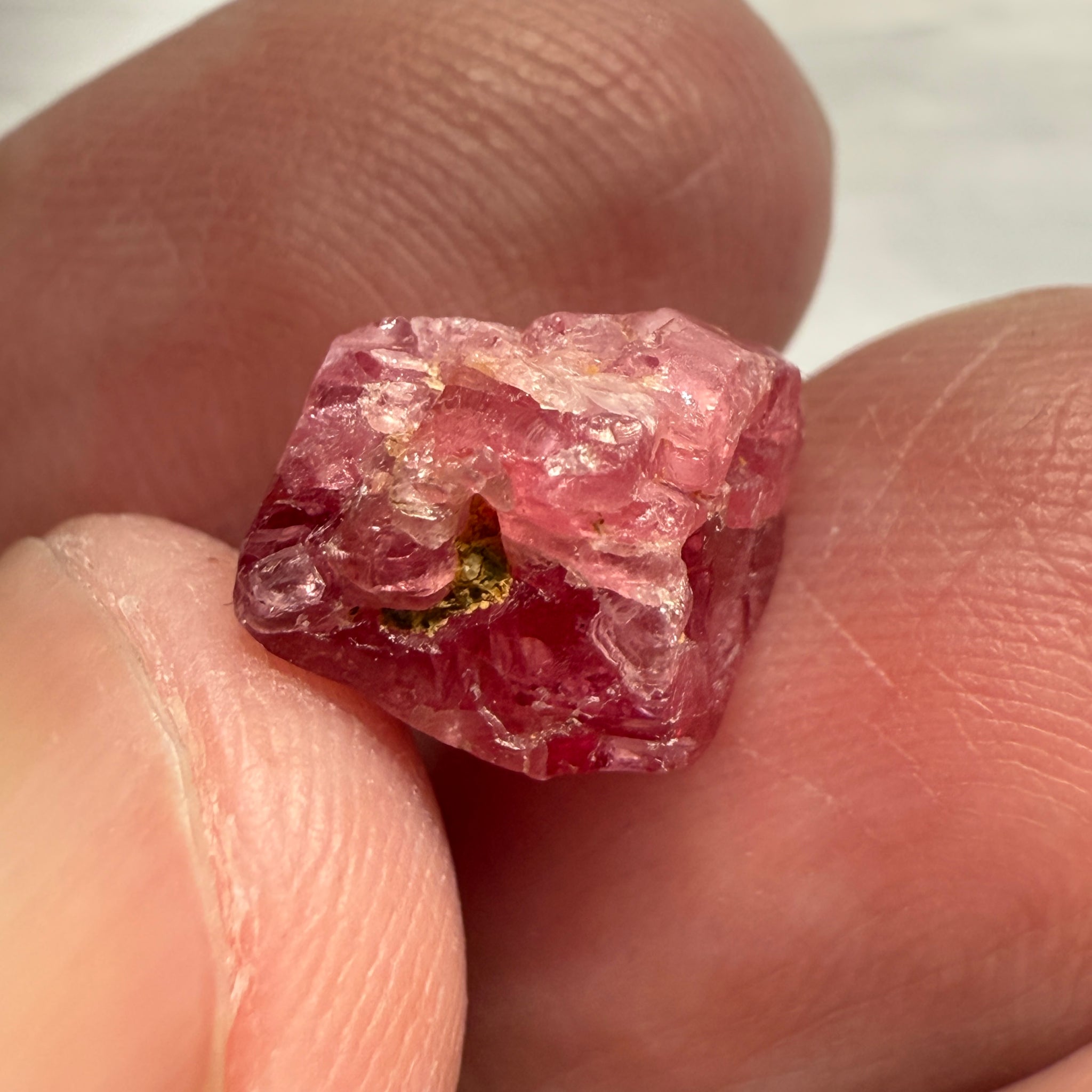 Mahenge Spinel Crystal, 7.03ct, Tanzania, Untreated Untreated