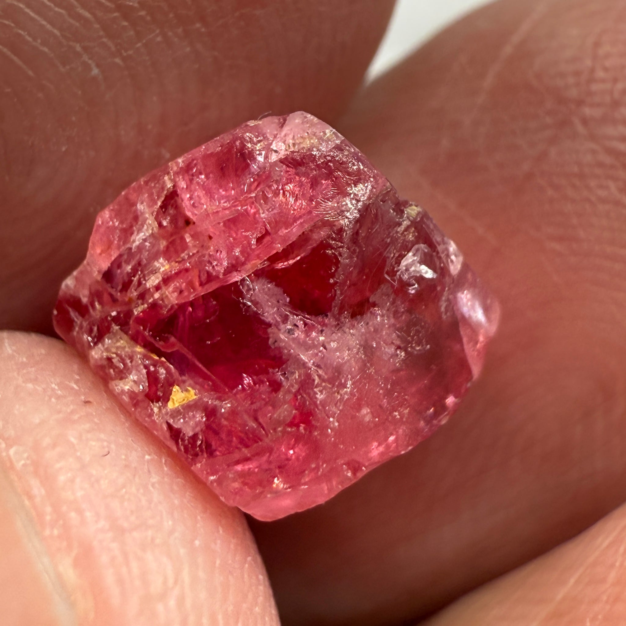 Mahenge Spinel Crystal, 7.03ct, Tanzania, Untreated Untreated