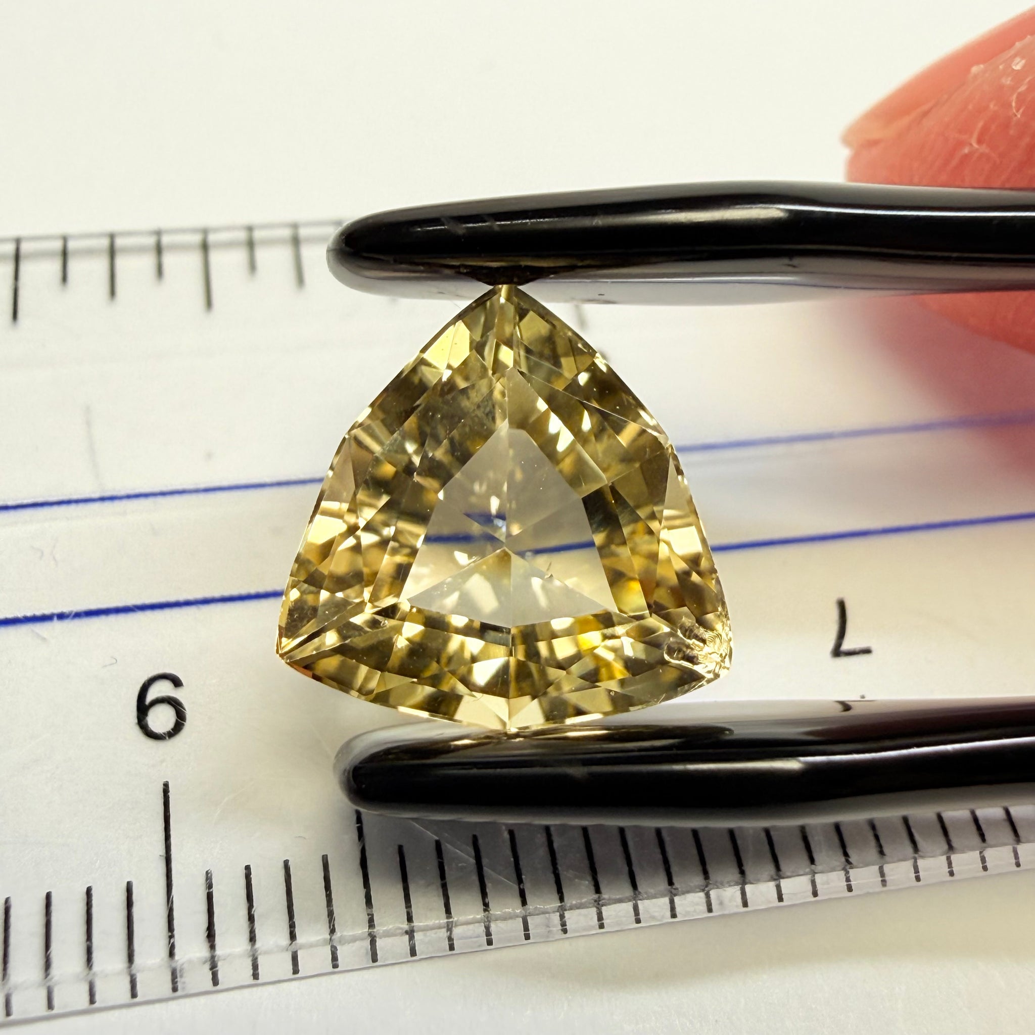 Scapolite, 3.85ct, Tanzania, Untreated, Unheated, slight dent on a pavilion facet